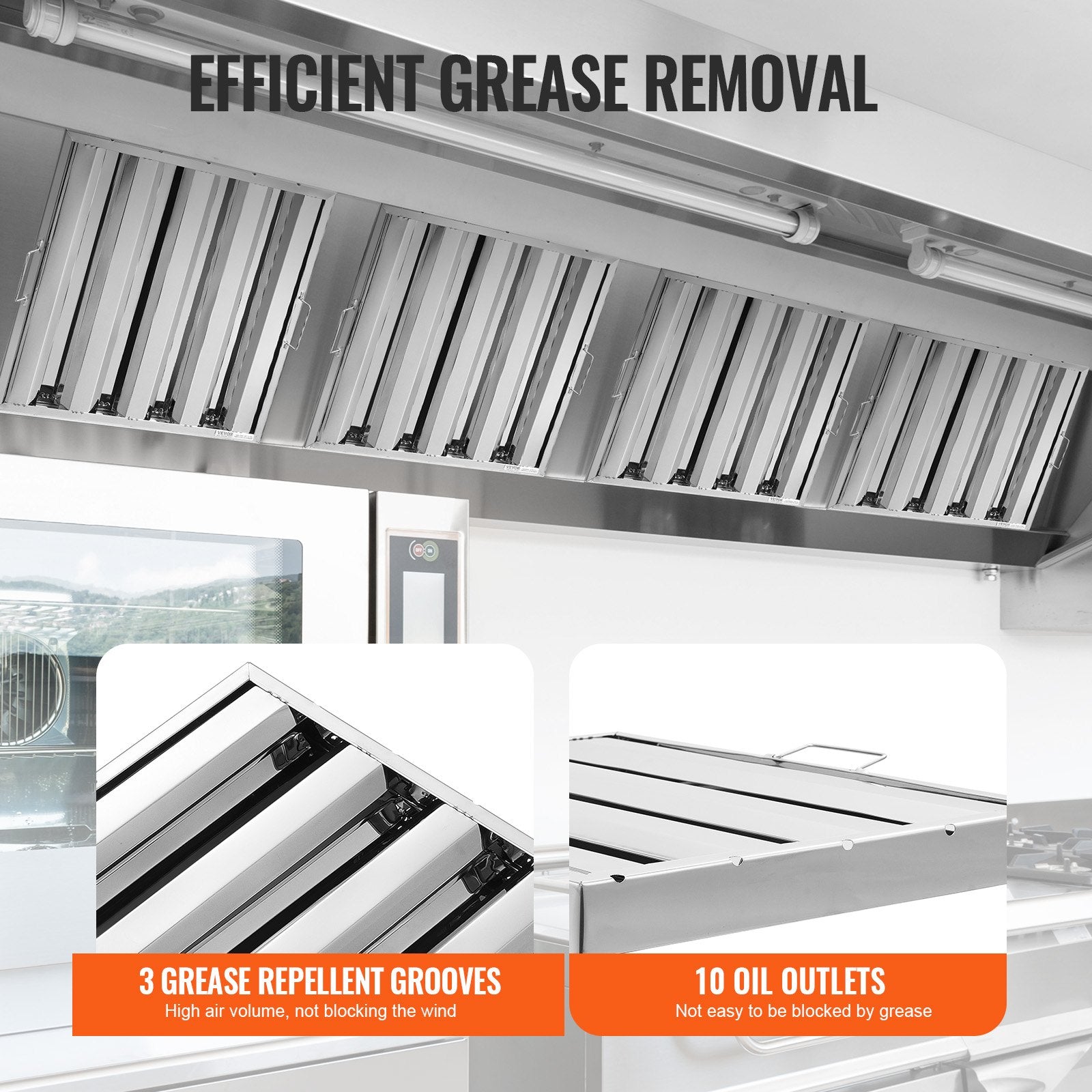 Gartraukio filtras VEVOR HGSS-003, 493x493 mm, 2 vnt.