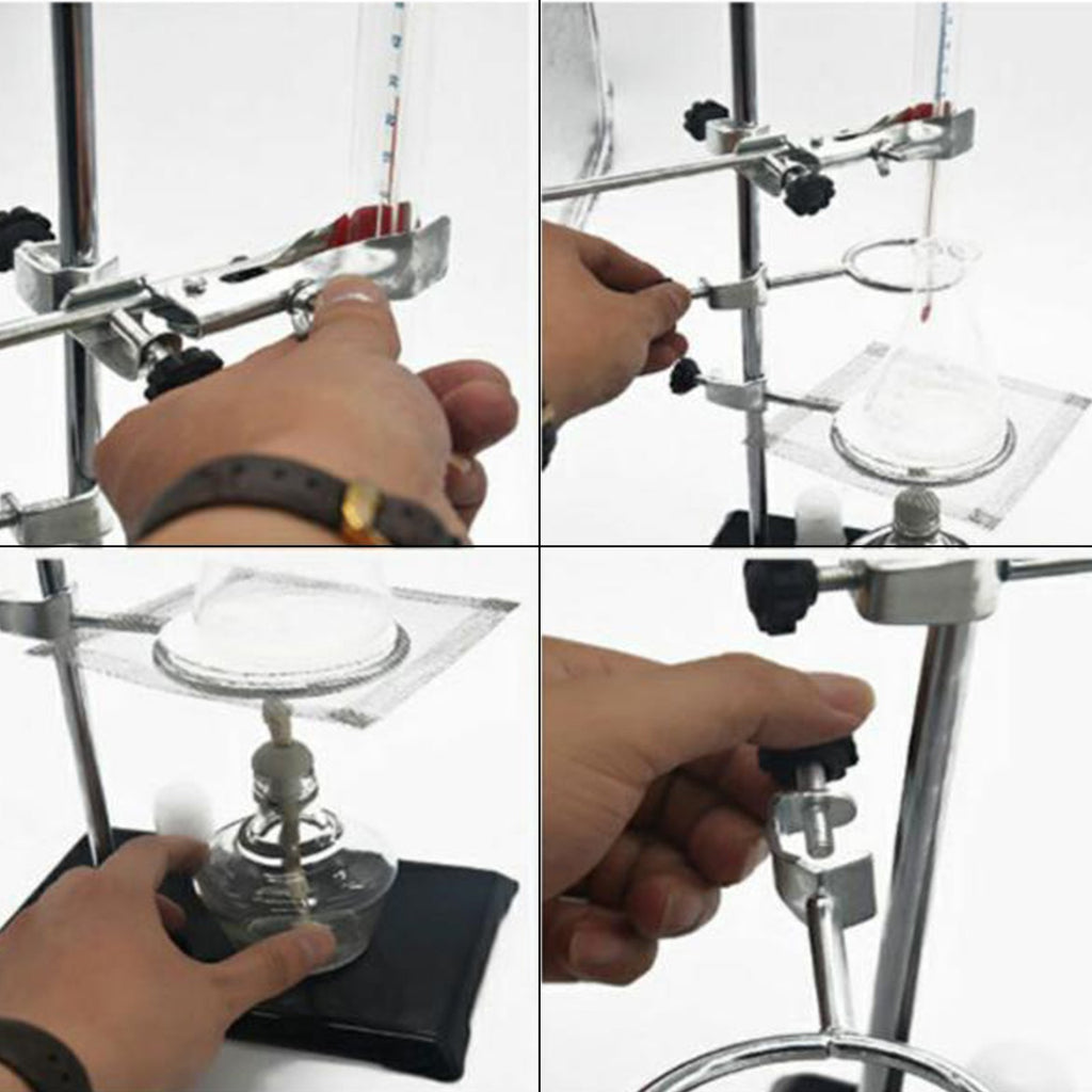 Laboratorinis stovas VEVOR 60 cm, su laikiklių rinkiniu
