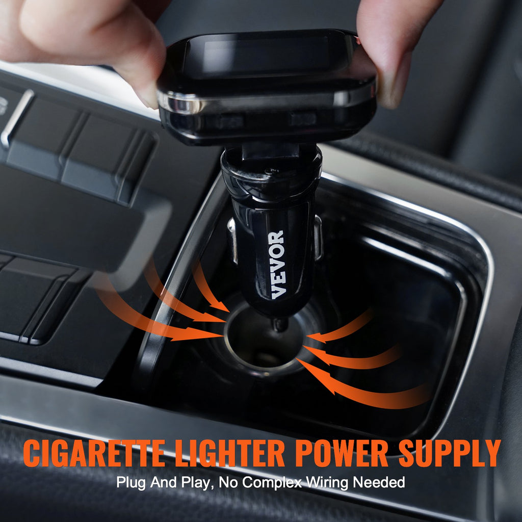 Padangų slėgio kontrolės sistema VEVOR C110, 7.3-87 PSI