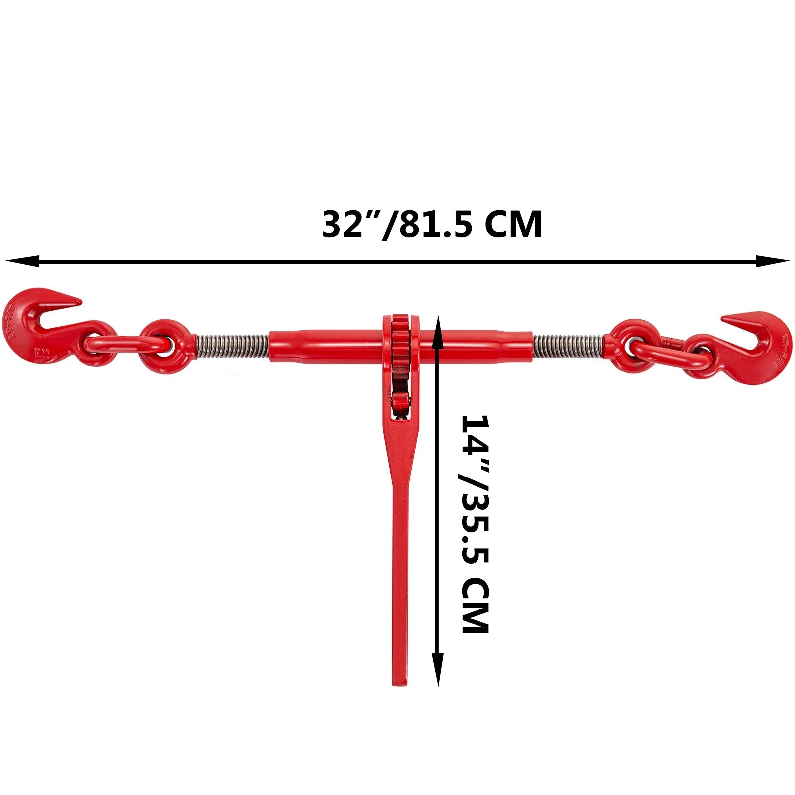 Grandinių įtempėjas VEVOR 3/8"-1/2", 4180 kg keliamoji galia.