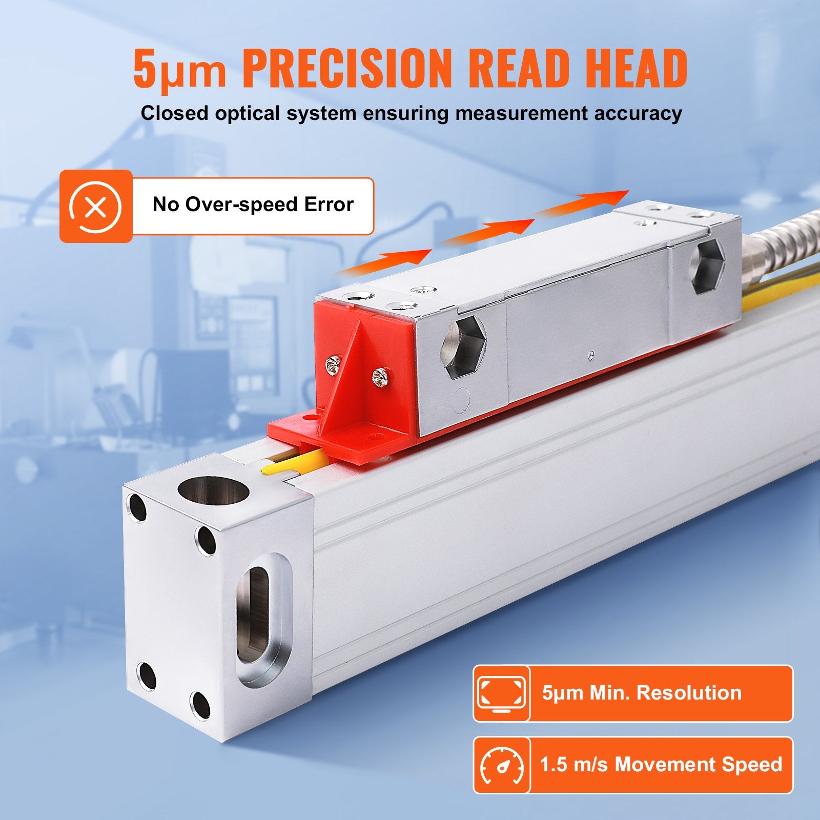 Skaitmeninė rodmenų sistema (DRO) VEVOR SNS-3V-YE102024, 3 ašių