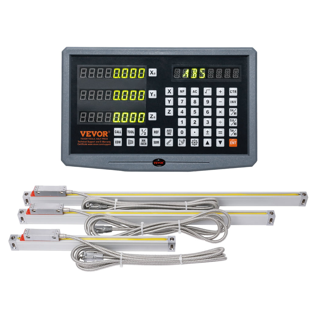 Skaitmeninė rodmenų sistema (DRO) VEVOR SNS-3V-YE102024, 3 ašių