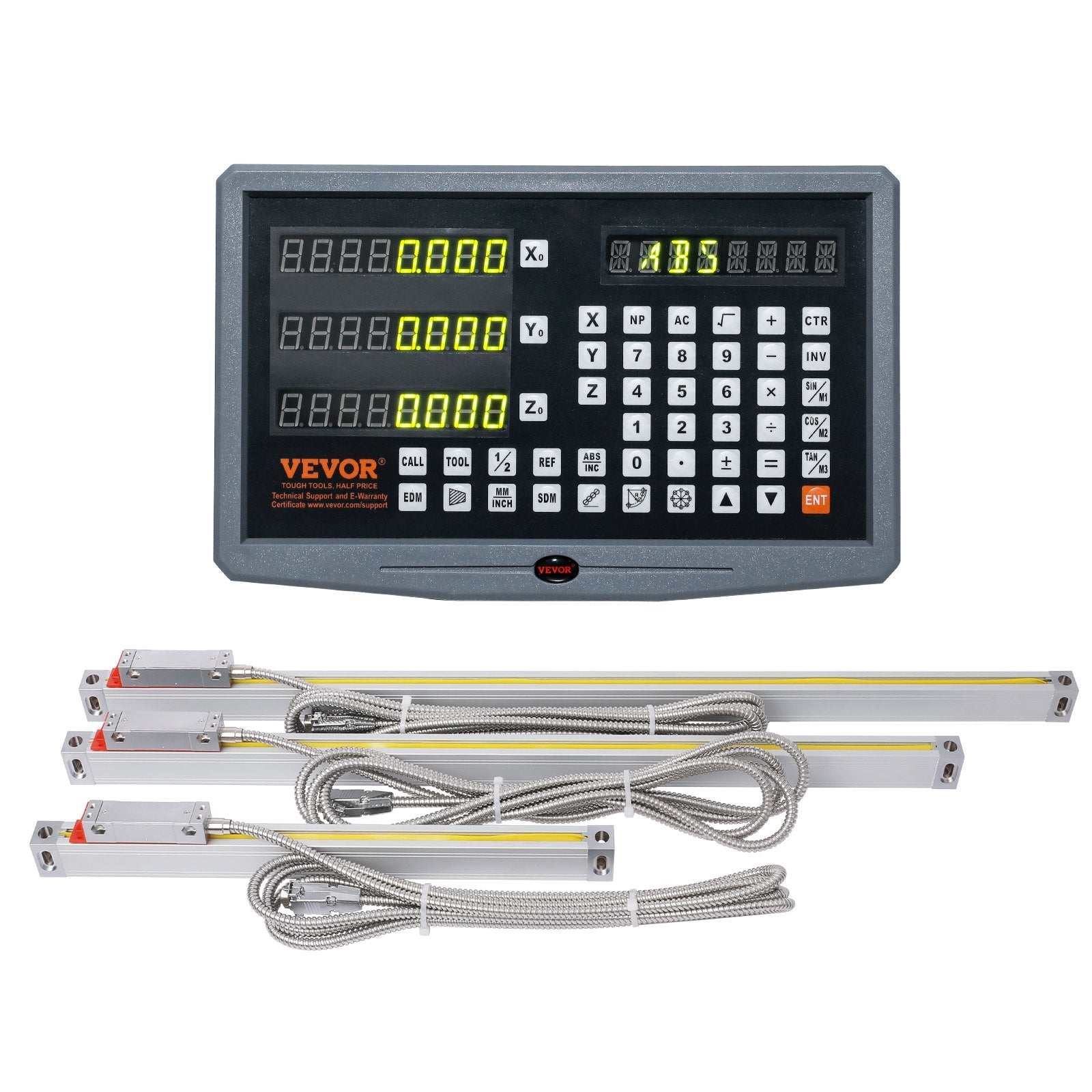 Skaitmeninė rodmenų sistema (DRO) VEVOR SNS-3V-YE102024, 3 ašių