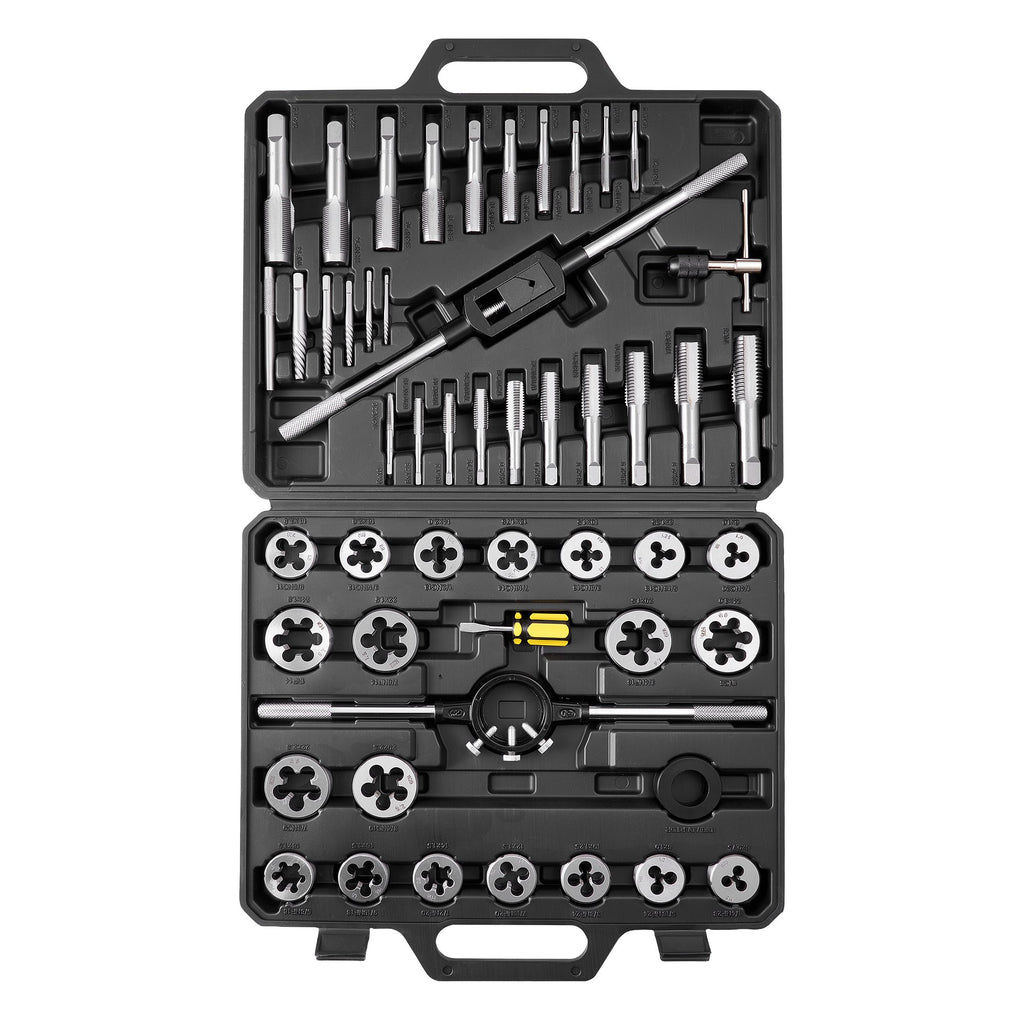 Sriegiklių ir sriegpjovių rinkinys VEVOR 51PC imperial, 51 dalis