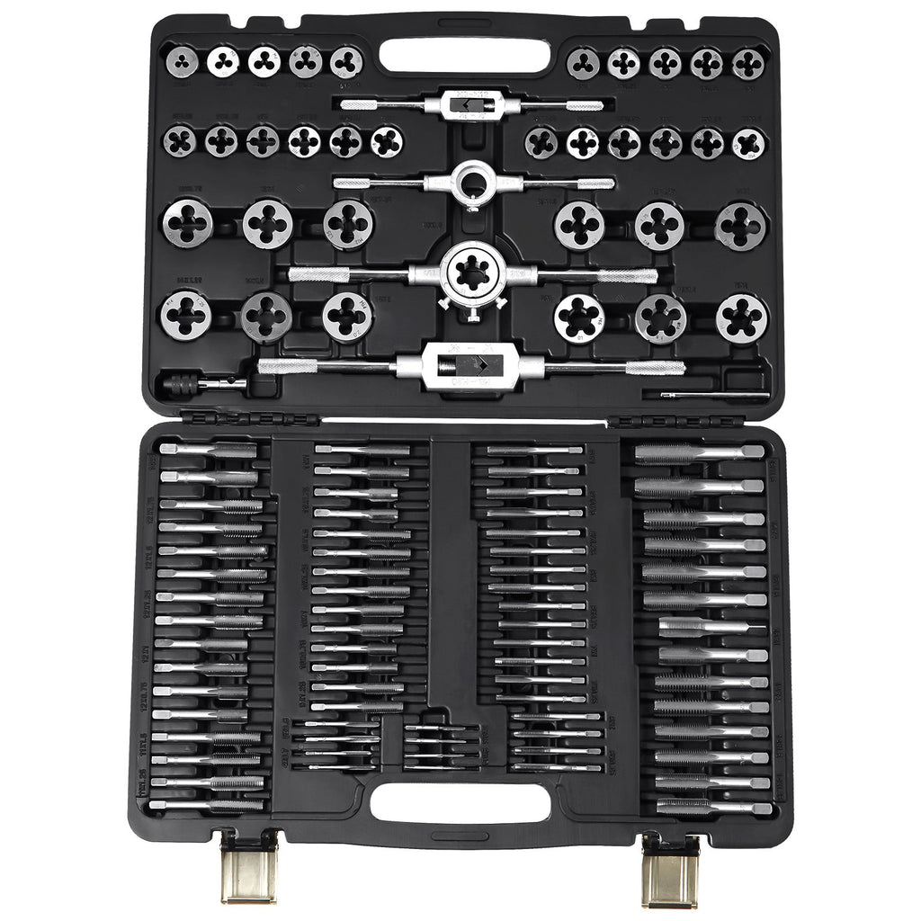 Sriegiklių ir sriegpjovių rinkinys VEVOR 110PC, M2-M18
