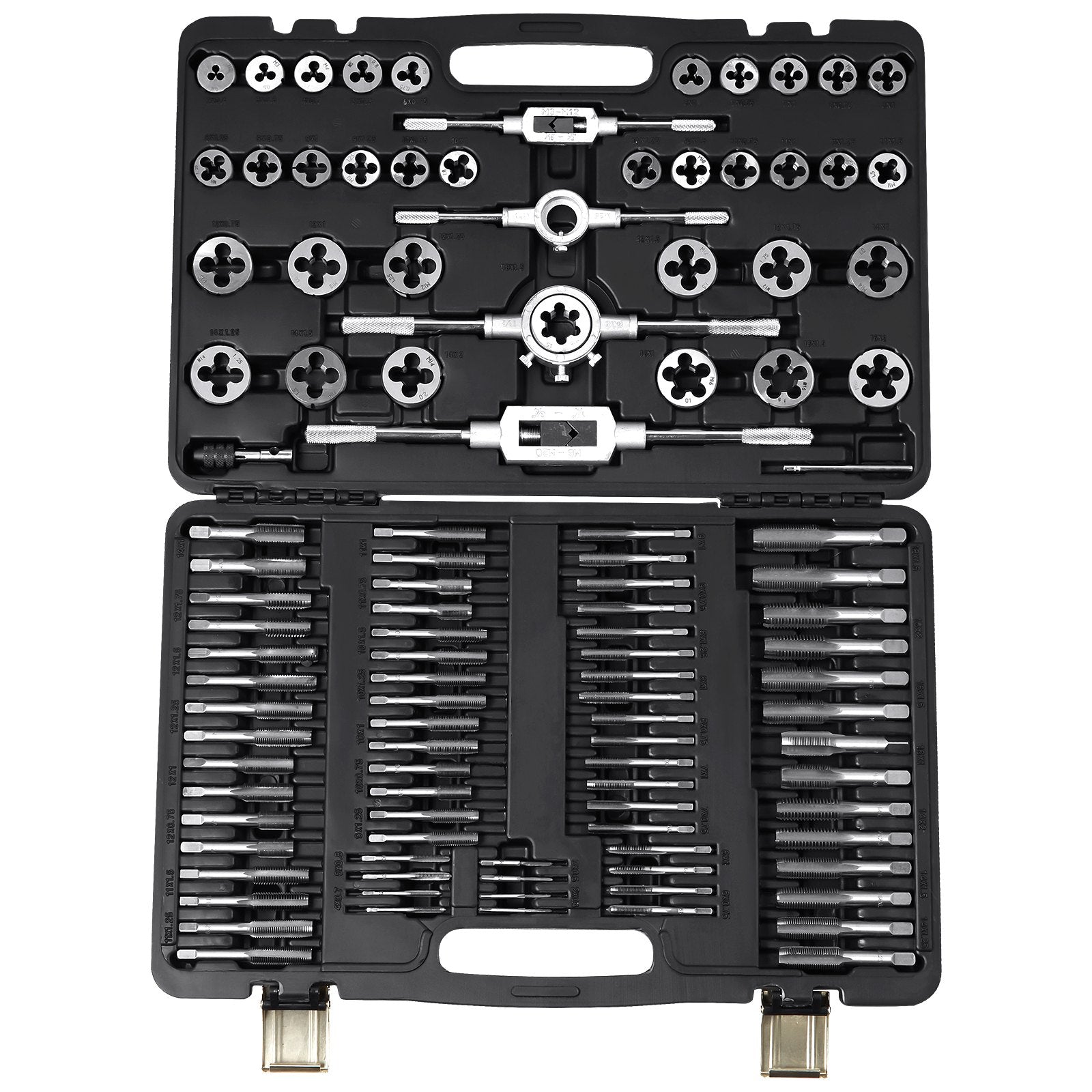 Sriegiklių ir sriegpjovių rinkinys VEVOR 110PC, M2-M18