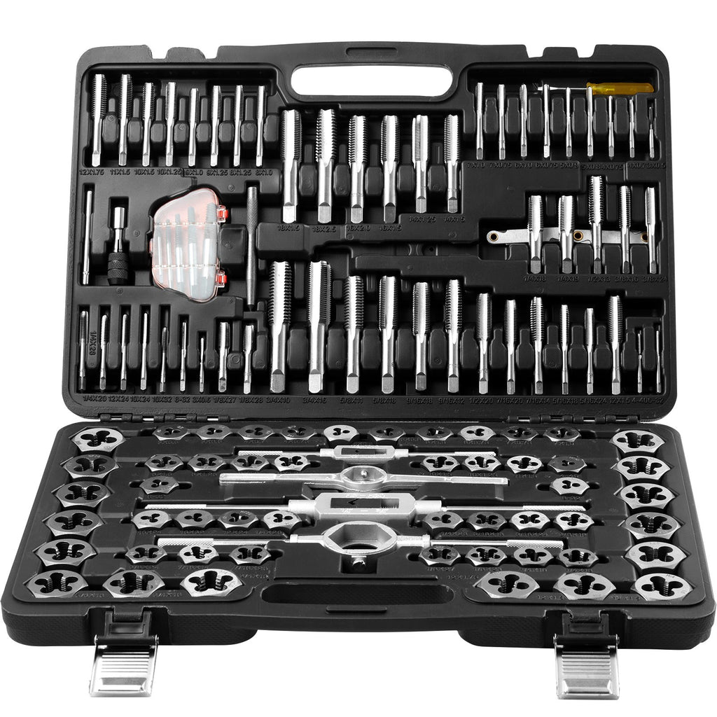 Sriegiklių ir sriegpjovių rinkinys VEVOR 116PC, 116 dalių