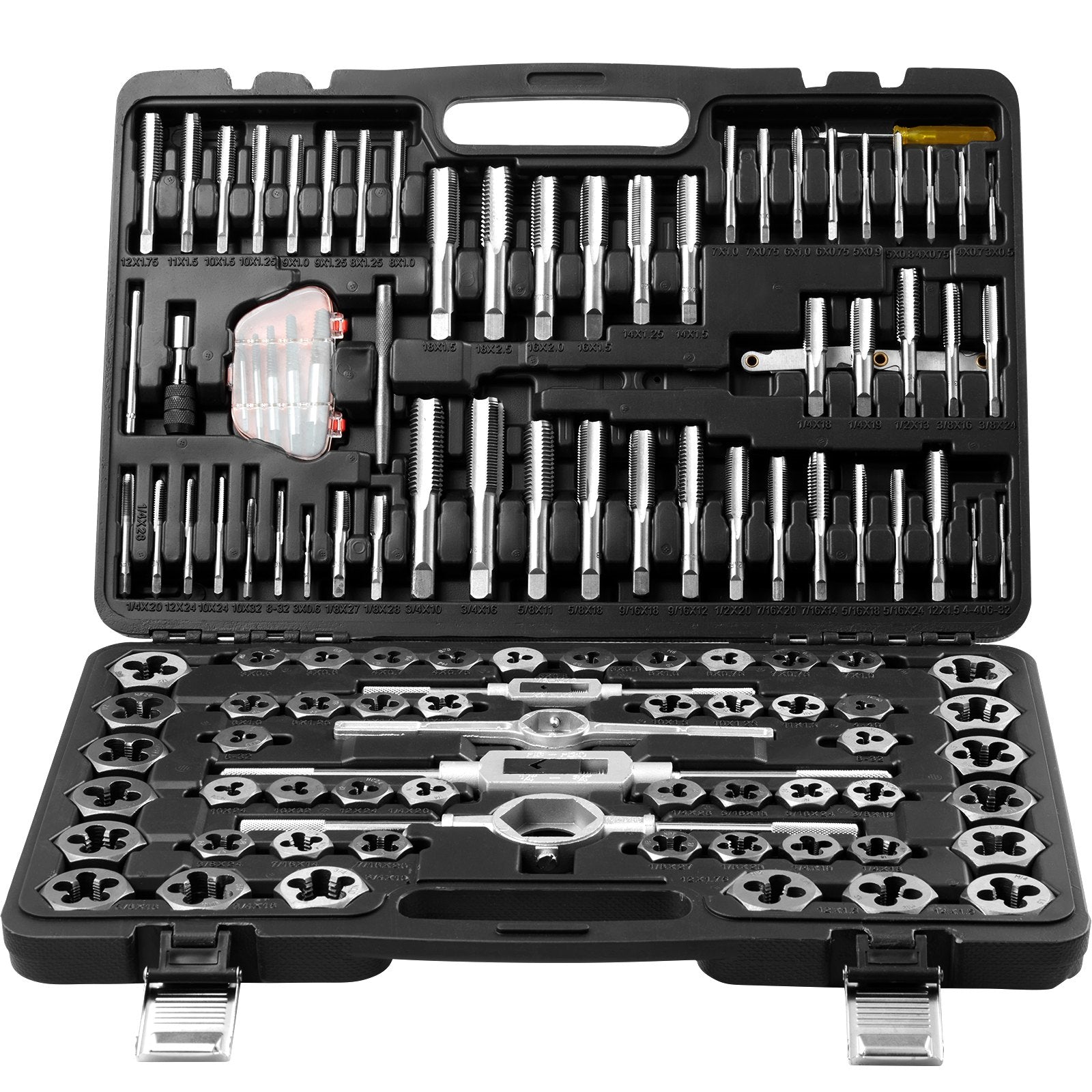 Sriegiklių ir sriegpjovių rinkinys VEVOR 116PC, 116 dalių