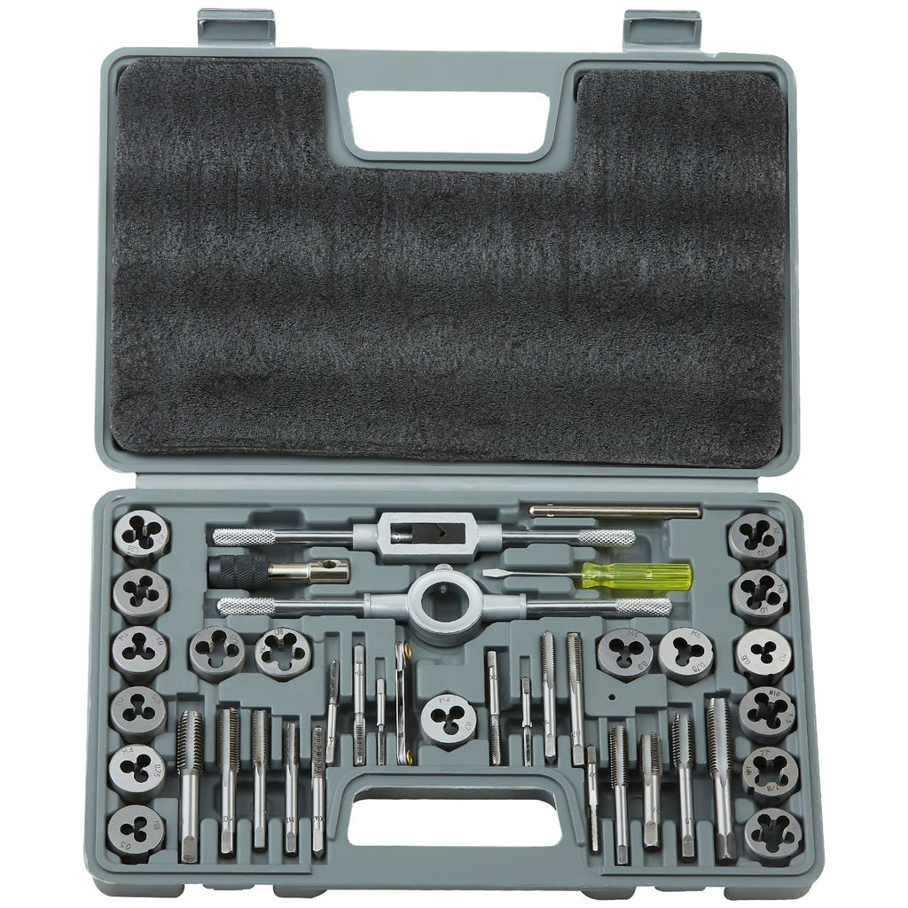 Sriegiklių ir sriegpjovių rinkinys VEVOR 40PC, 40 dalių