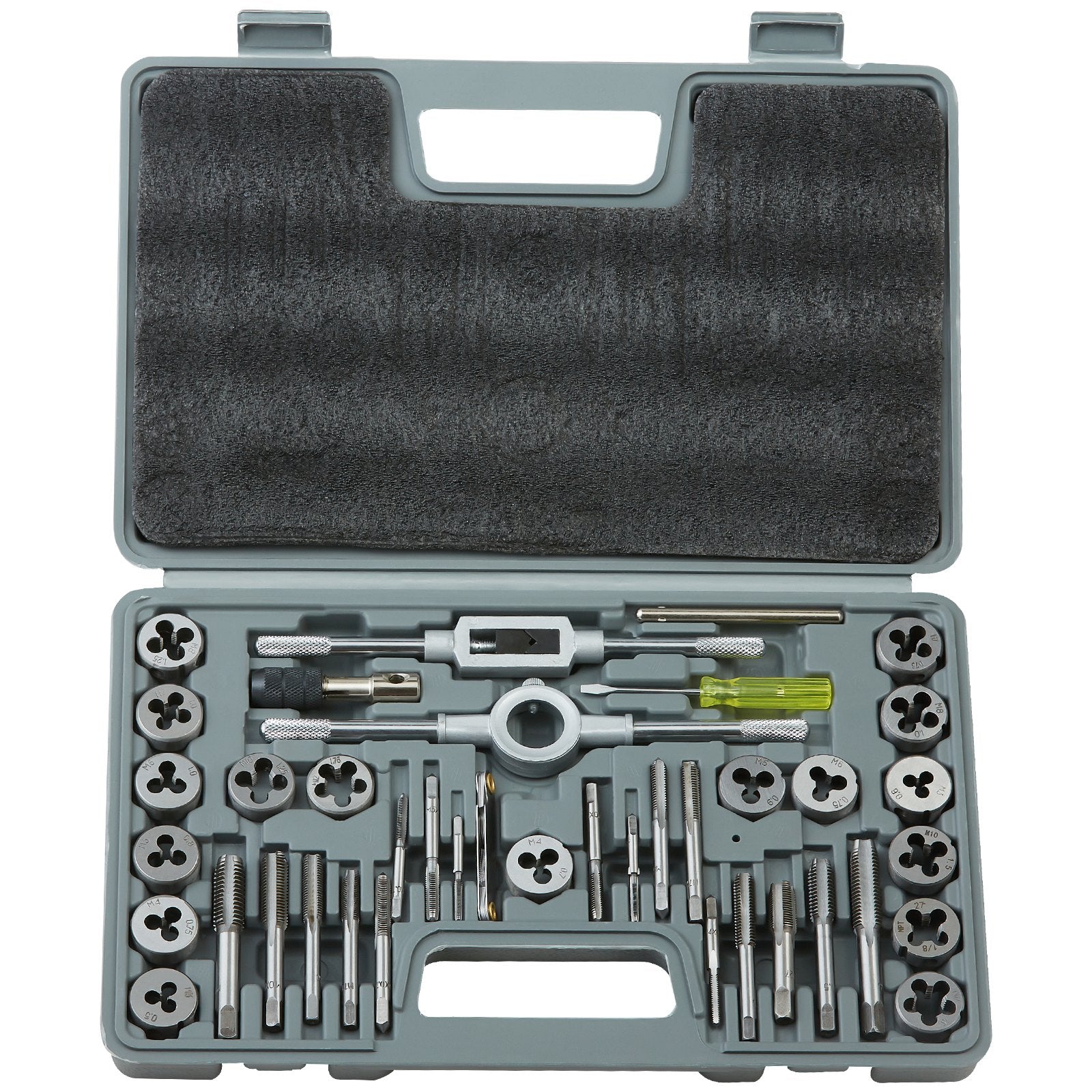 Sriegiklių ir sriegpjovių rinkinys VEVOR 40PC, 40 dalių