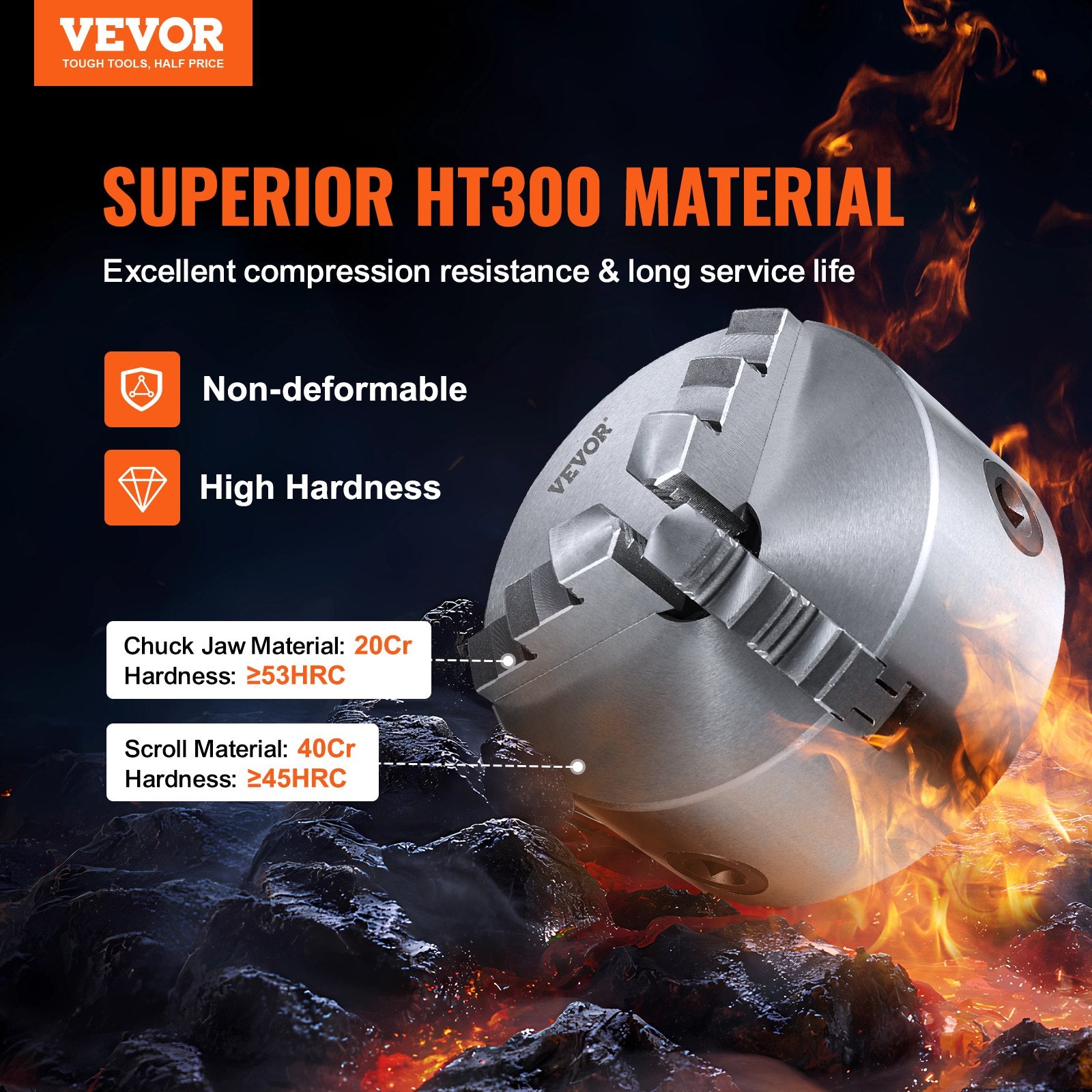 Tekinimo griebtuvas VEVOR K11-160, 160 mm