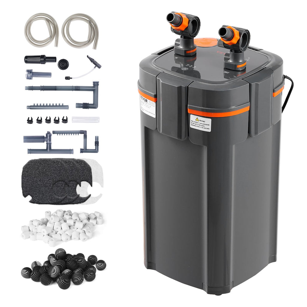 Akvariumo išorinis filtras VEVOR AQ-907F-UV 15W, 1500 l/val.