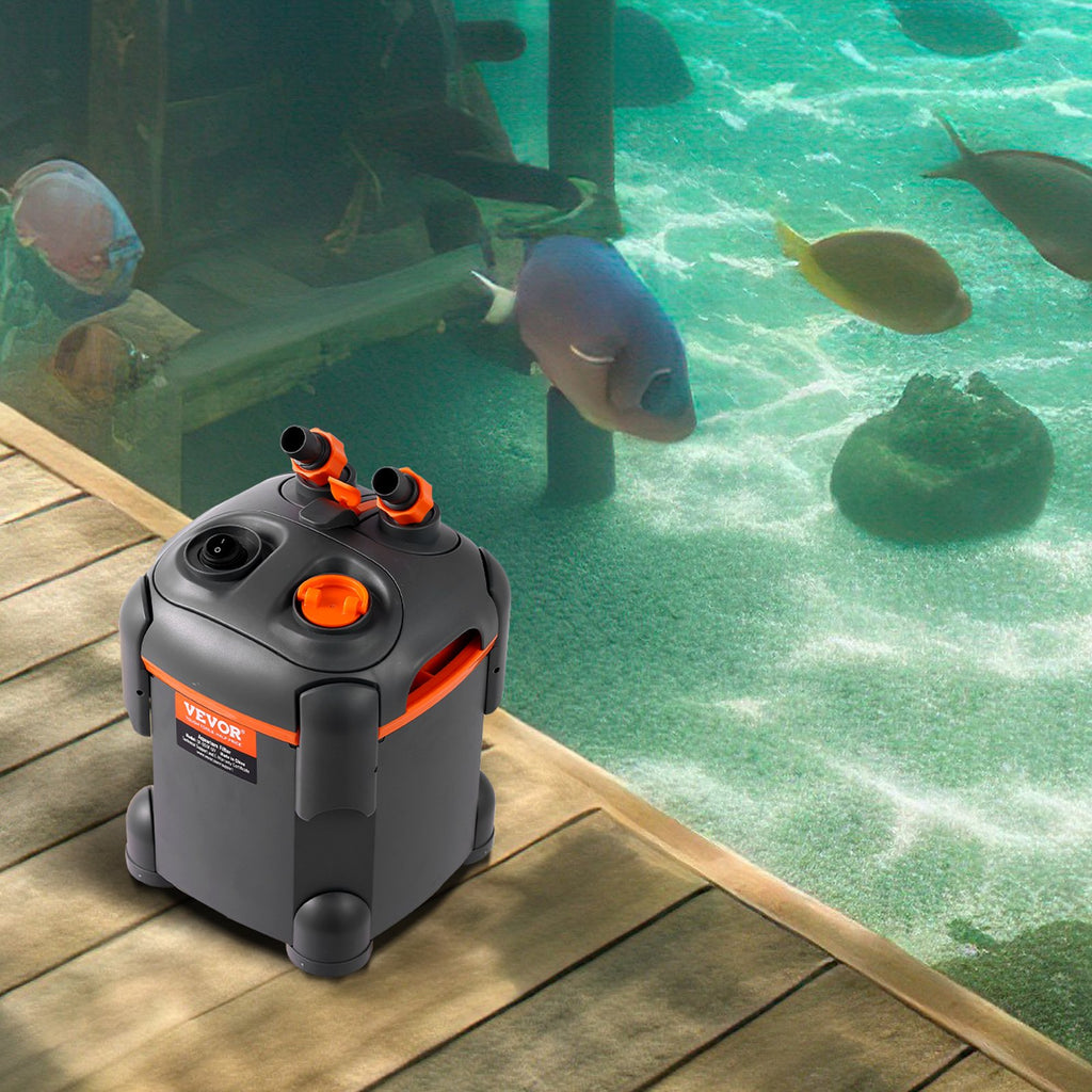 Akvariumo išorinis filtras VEVOR SF-650F 8W, 650 l/val.