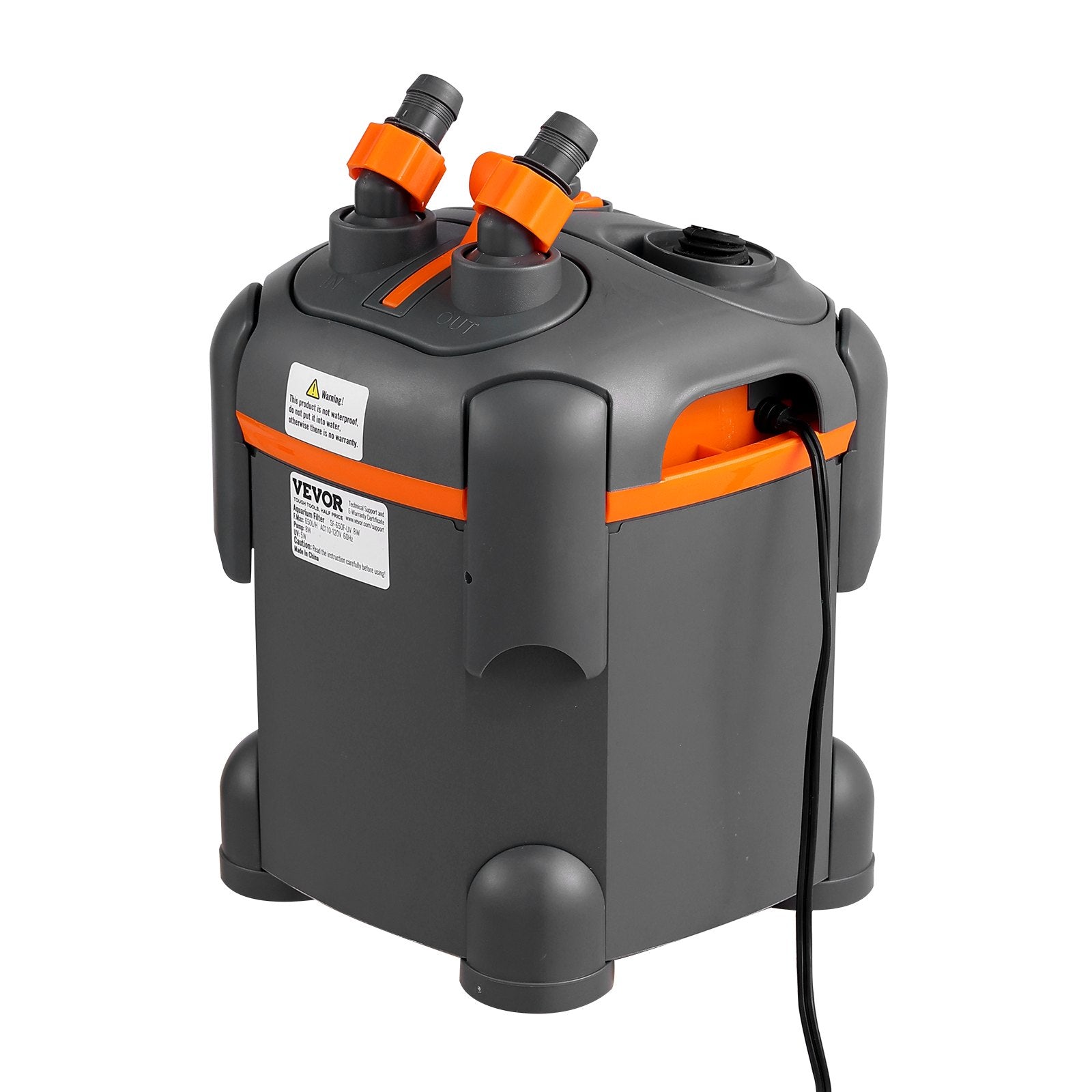 Akvariumo išorinis filtras VEVOR SF-650F 8W, 650 l/val.