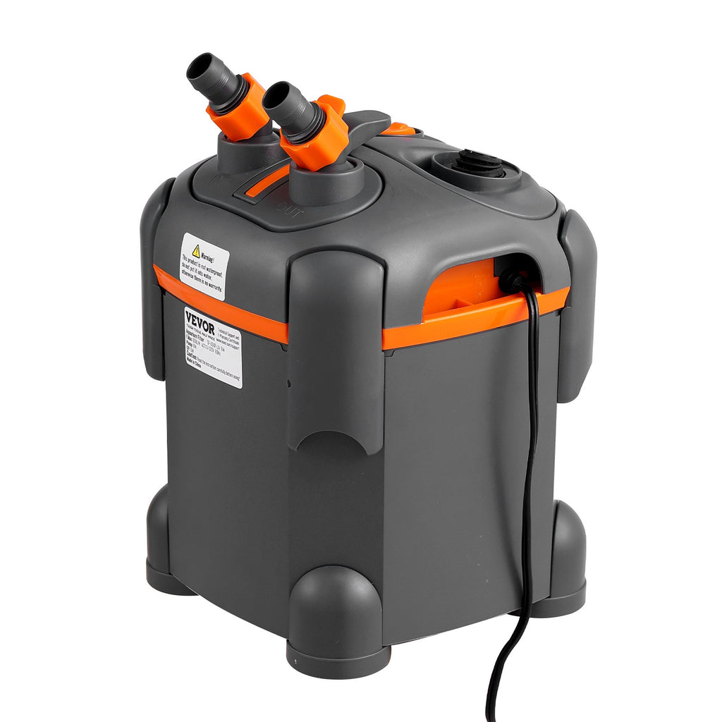 Akvariumo išorinis filtras VEVOR SF-650F 8W, 650 l/val.