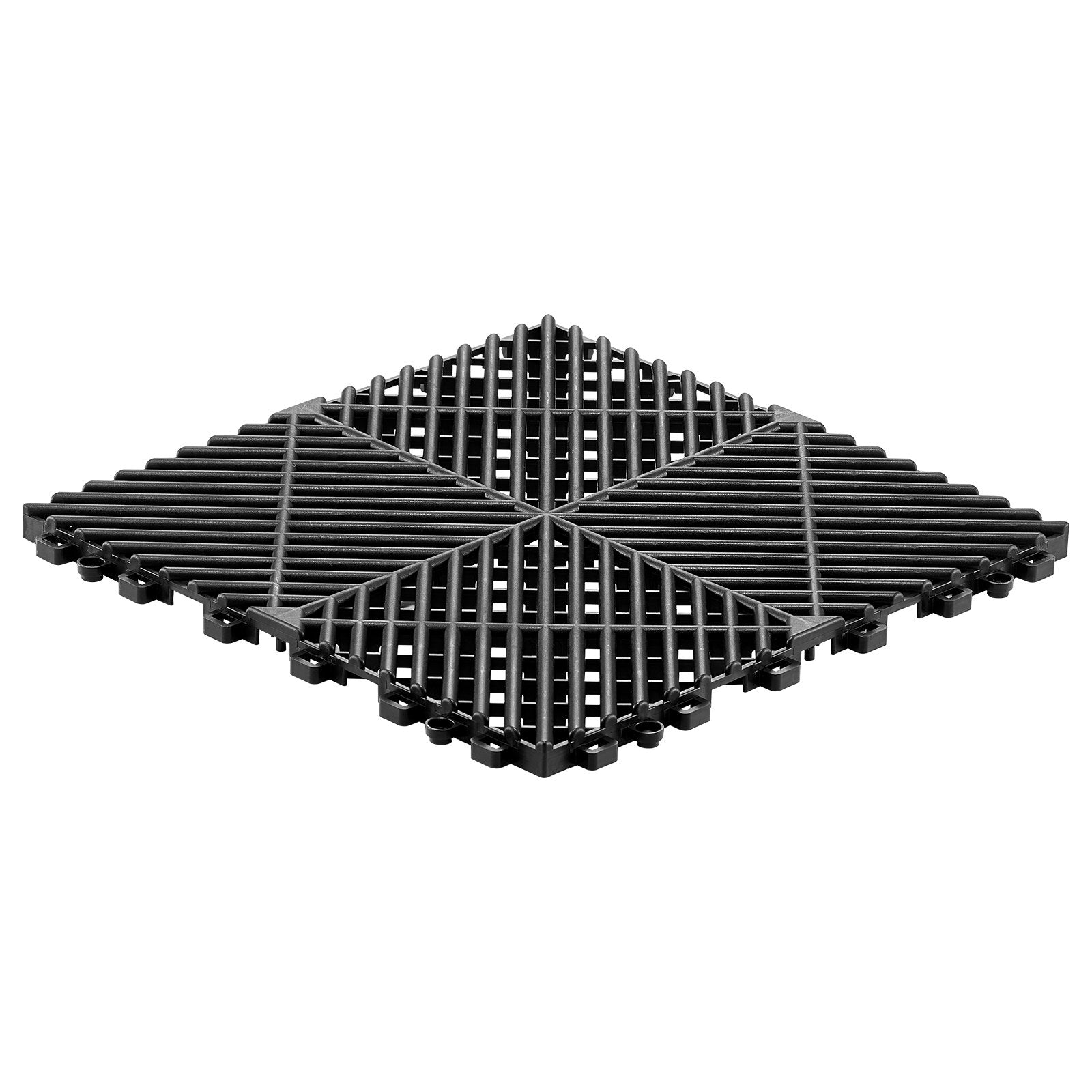 Sujungiami drenažiniai kilimėliai VEVOR PJGS-30x30x1.5-B, 55 vnt. rinkinys