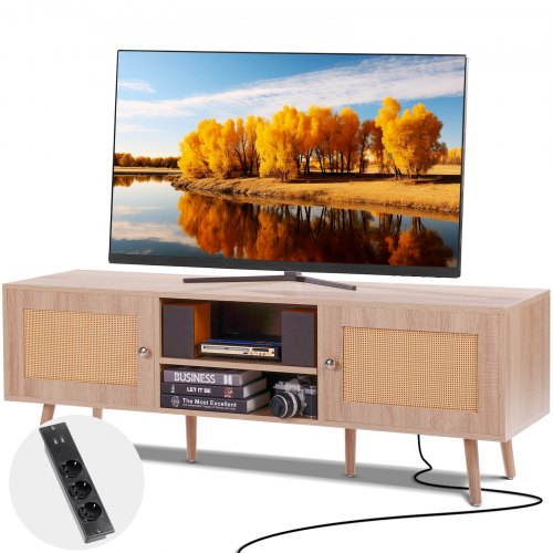 TV staliukas VEVOR 11FJTRTVO1BD, skirtas iki 65 colių televizoriams