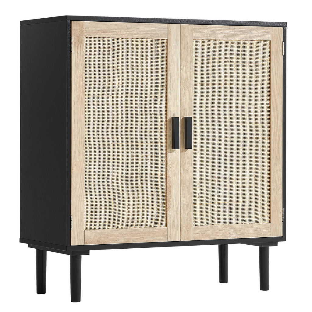 Komoda su ratano durelėmis VEVOR SR191522, 80 cm