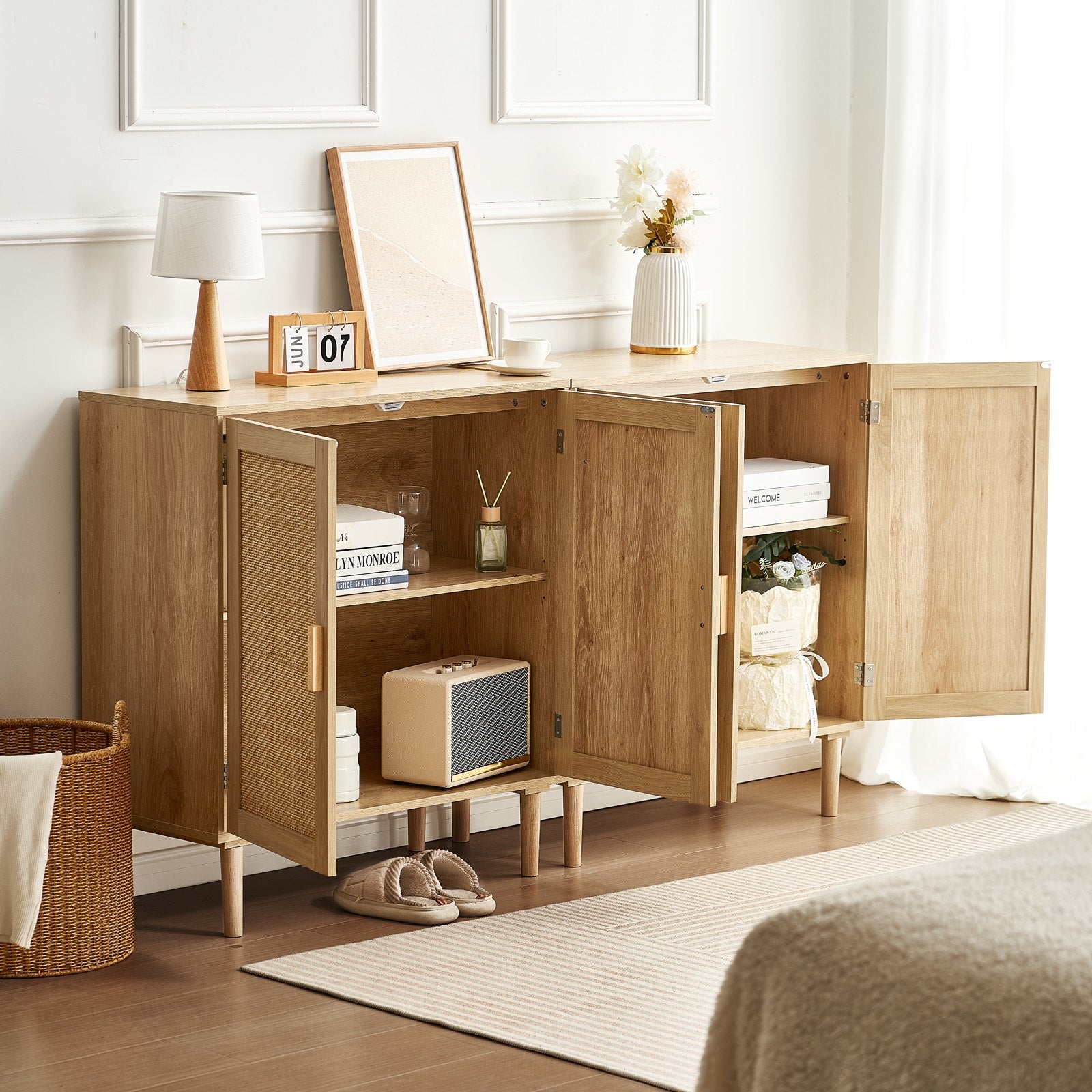 Pintų durelių spintelė VEVOR SR191522X2, 2 vnt. komplektas