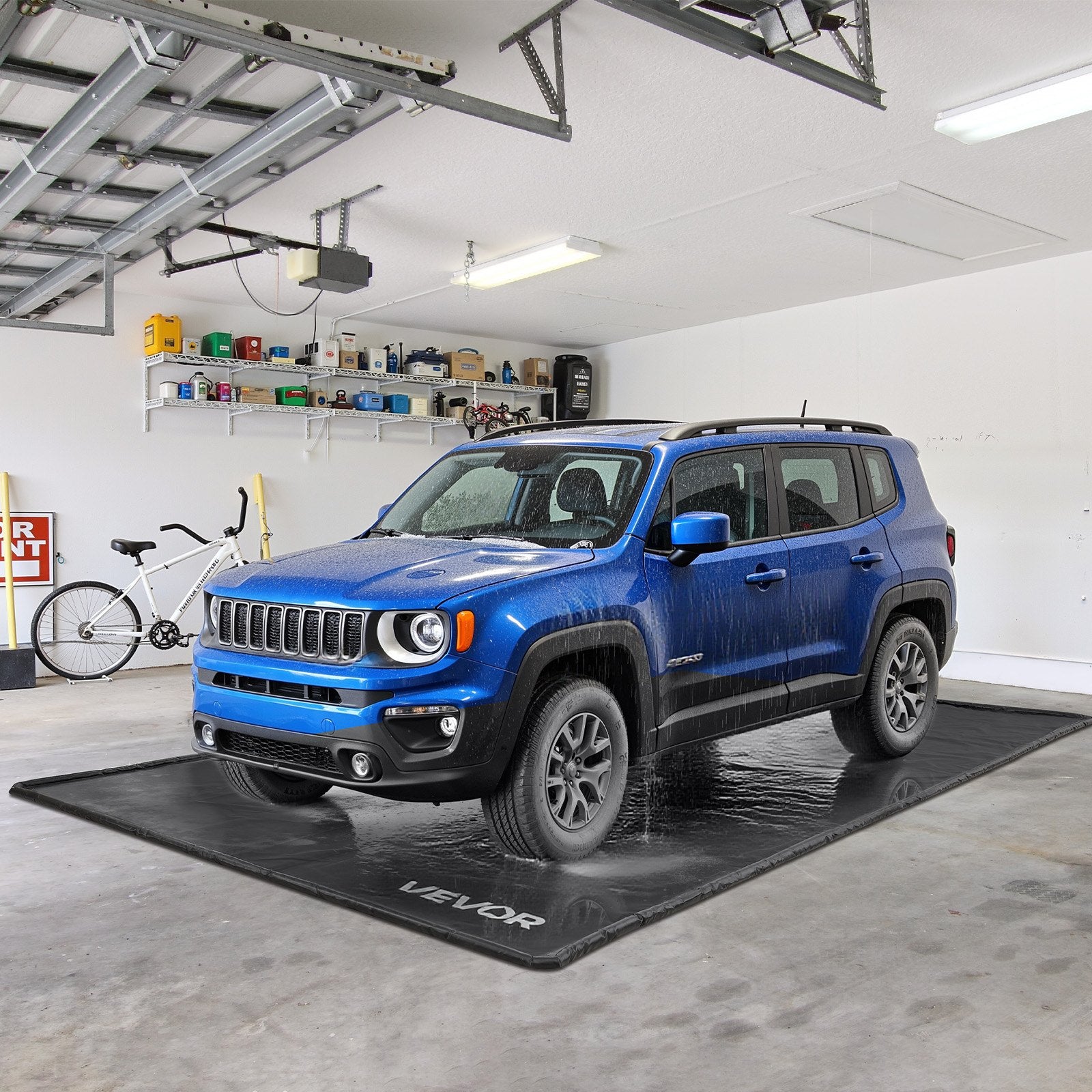 Garažo grindų kilimėlis VEVOR 2,4 x 4,9 m, PVC