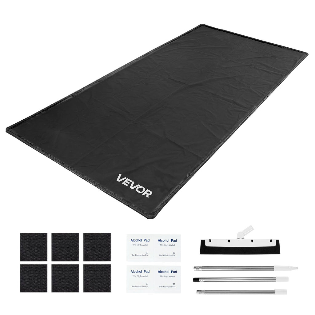 Garažo grindų kilimėlis VEVOR 2,4 x 4,9 m, PVC