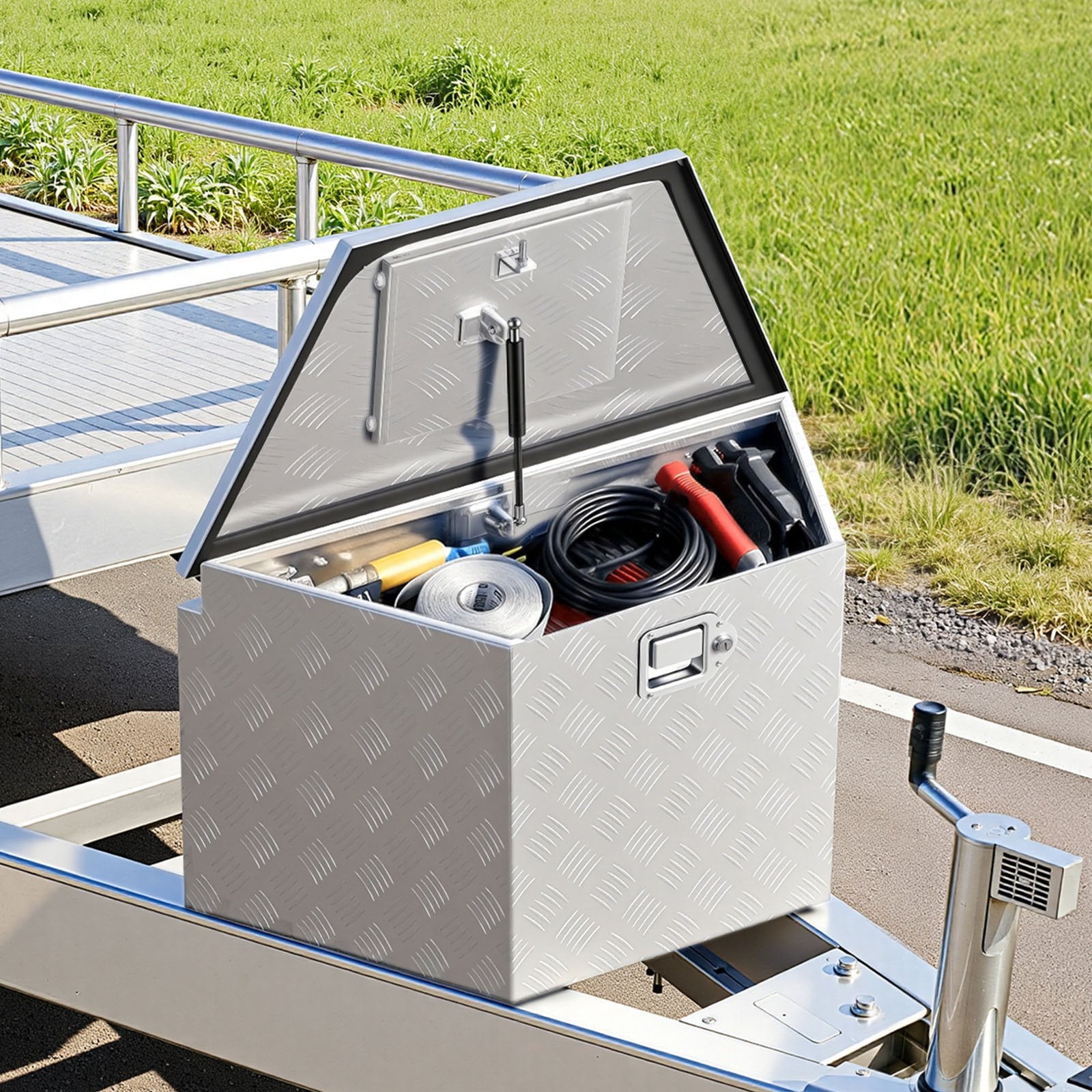 Priekabos dėžė VEVOR TB09-5, 838 x 483 x 457 mm