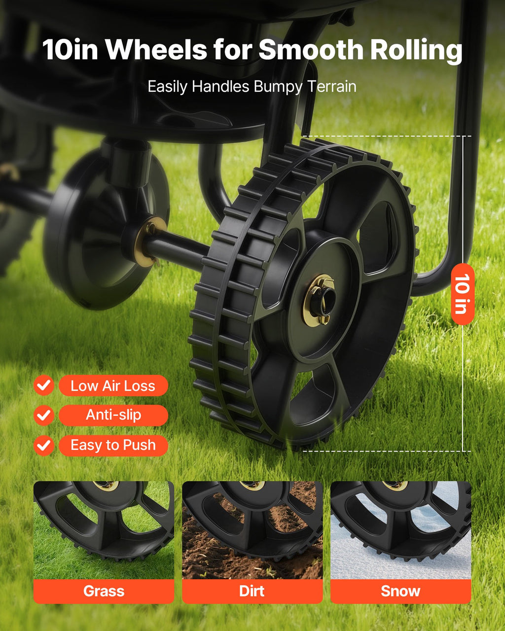Stumdomas barstytuvas VEVOR 2115, 6,8 kg talpa