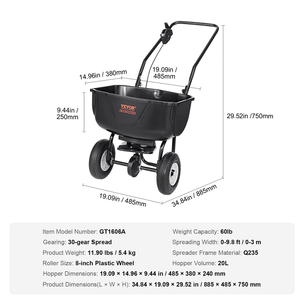 Barstytuvas VEVOR GT1606A, 27,2 kg talpa