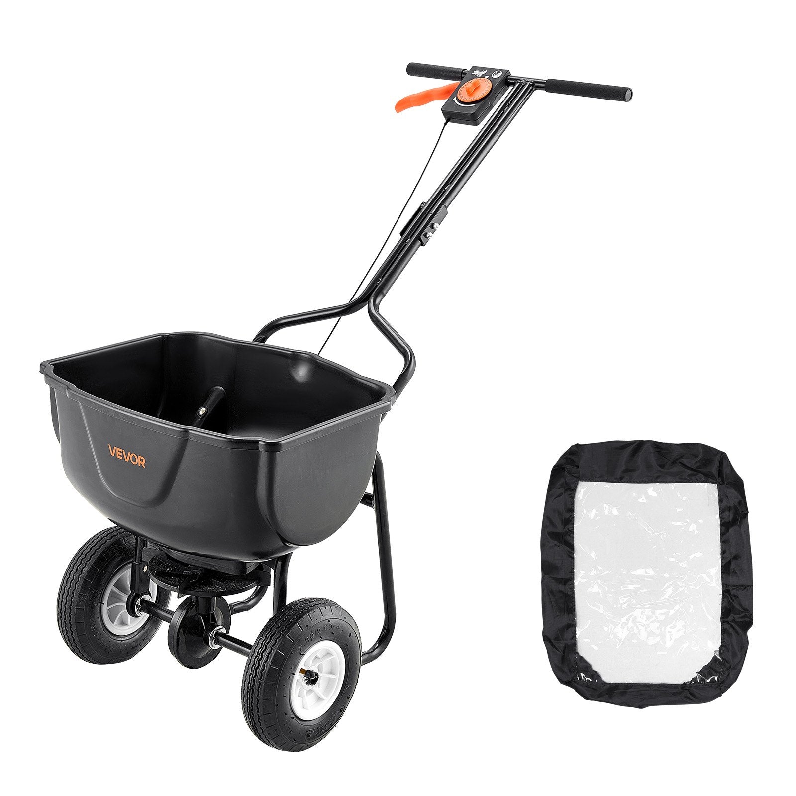 Stumiamas barstytuvas VEVOR TC2135, 27 kg talpa