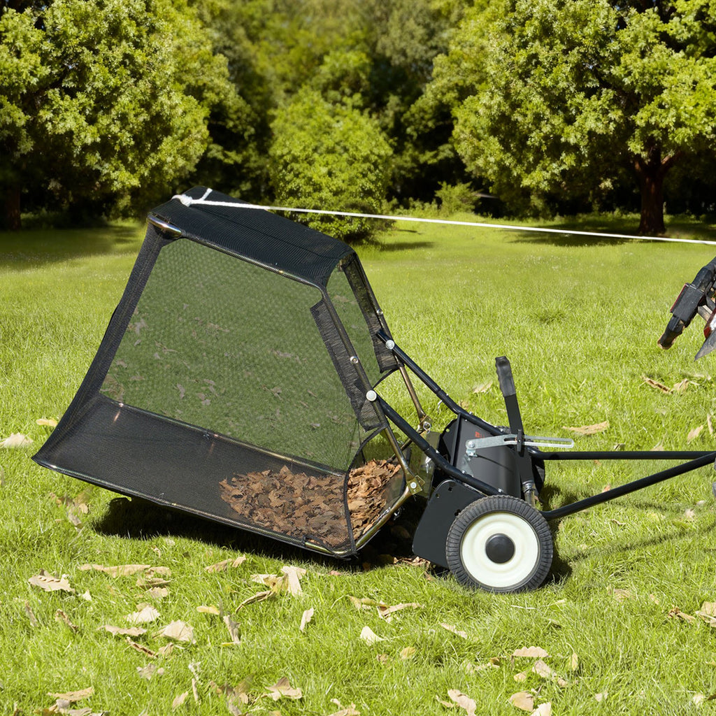Prikabinamas vejos šlavimo įrenginys VEVOR TC5001D, 132 cm pločio