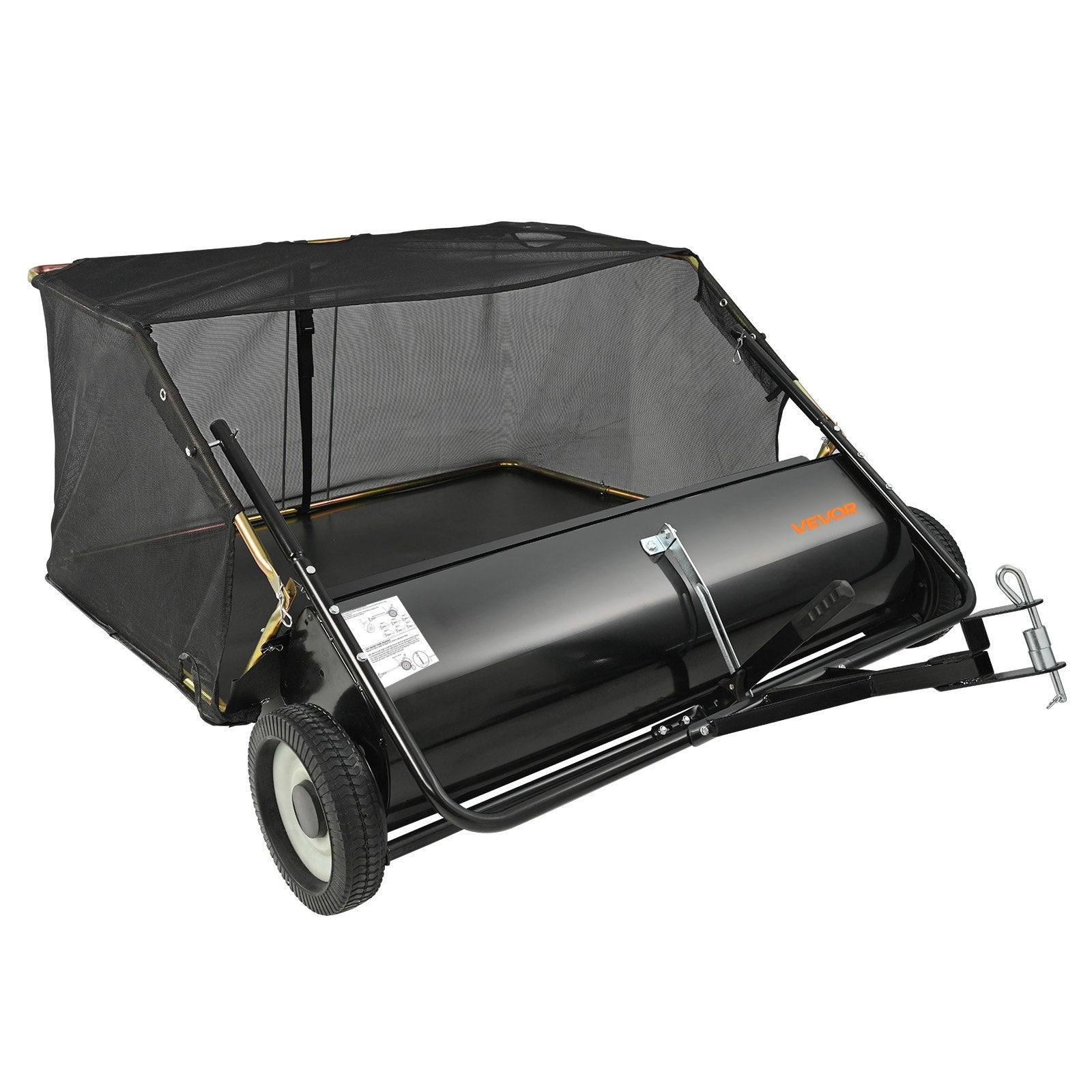 Prikabinamas vejos šlavimo įrenginys VEVOR TC5001E, 111,7 cm darbinis plotis
