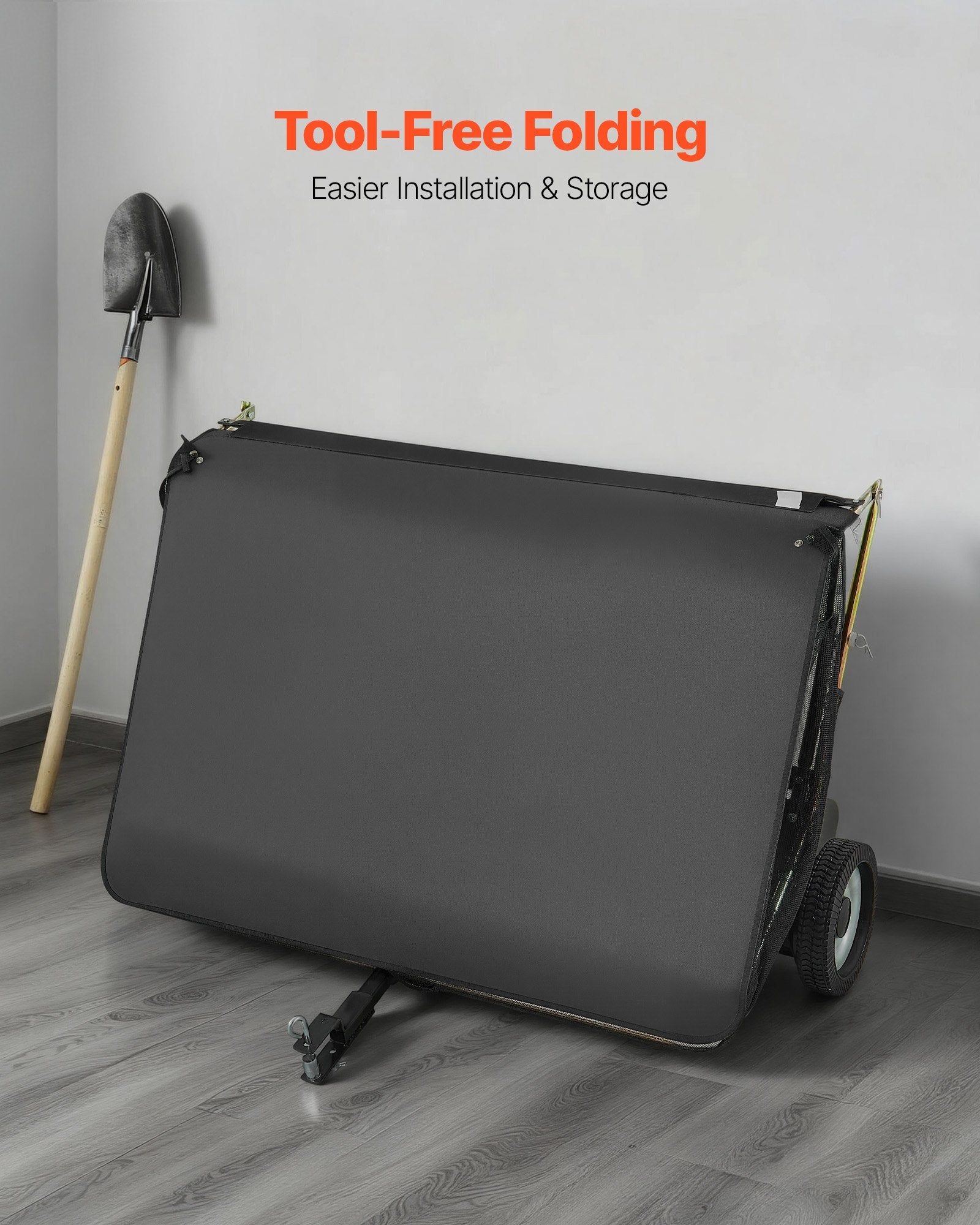 Prikabinamas vejos šlavimo įrenginys VEVOR TC5001H, 122 cm