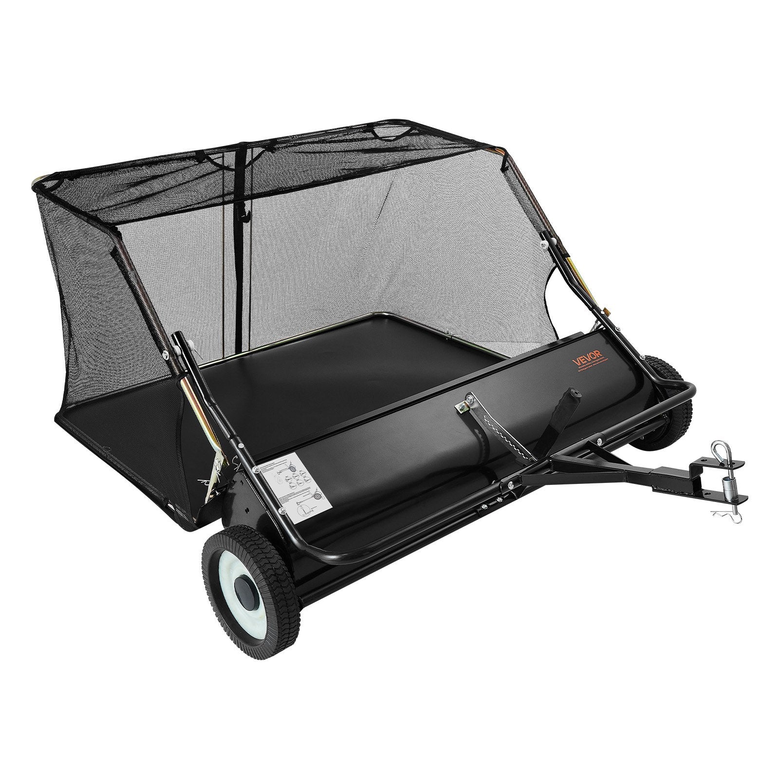 Prikabinamas vejos šlavimo įrenginys VEVOR TC5001H, 122 cm
