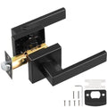 Vidaus durų rankena VEVOR KJ2118-PS-BLK, matinė juoda