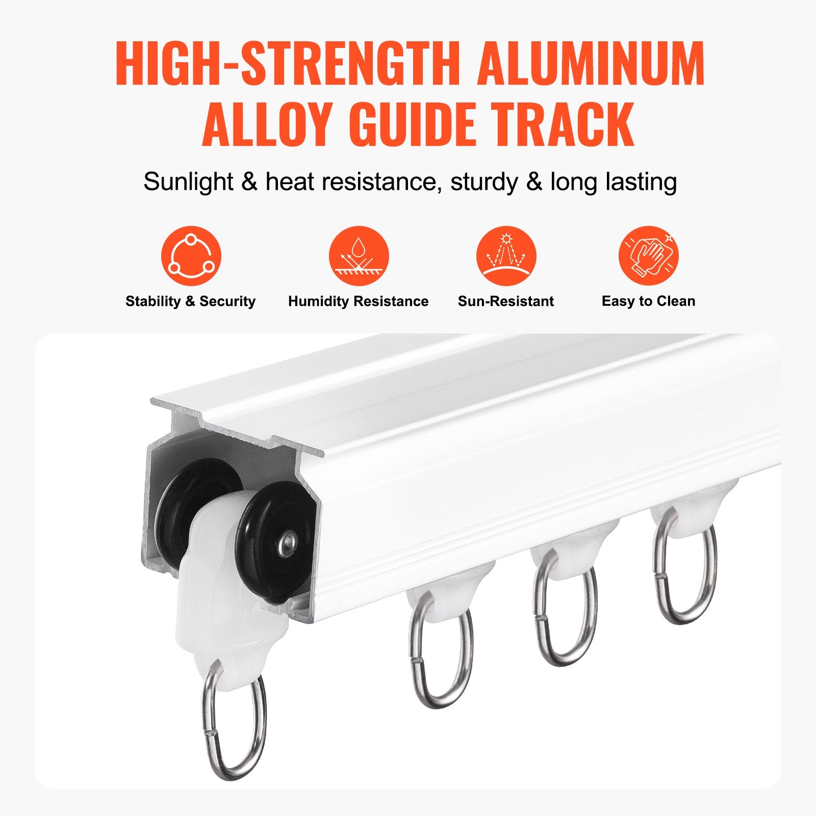 Užuolaidų karnizų sistema VEVOR SZ-101A, 3,6 m