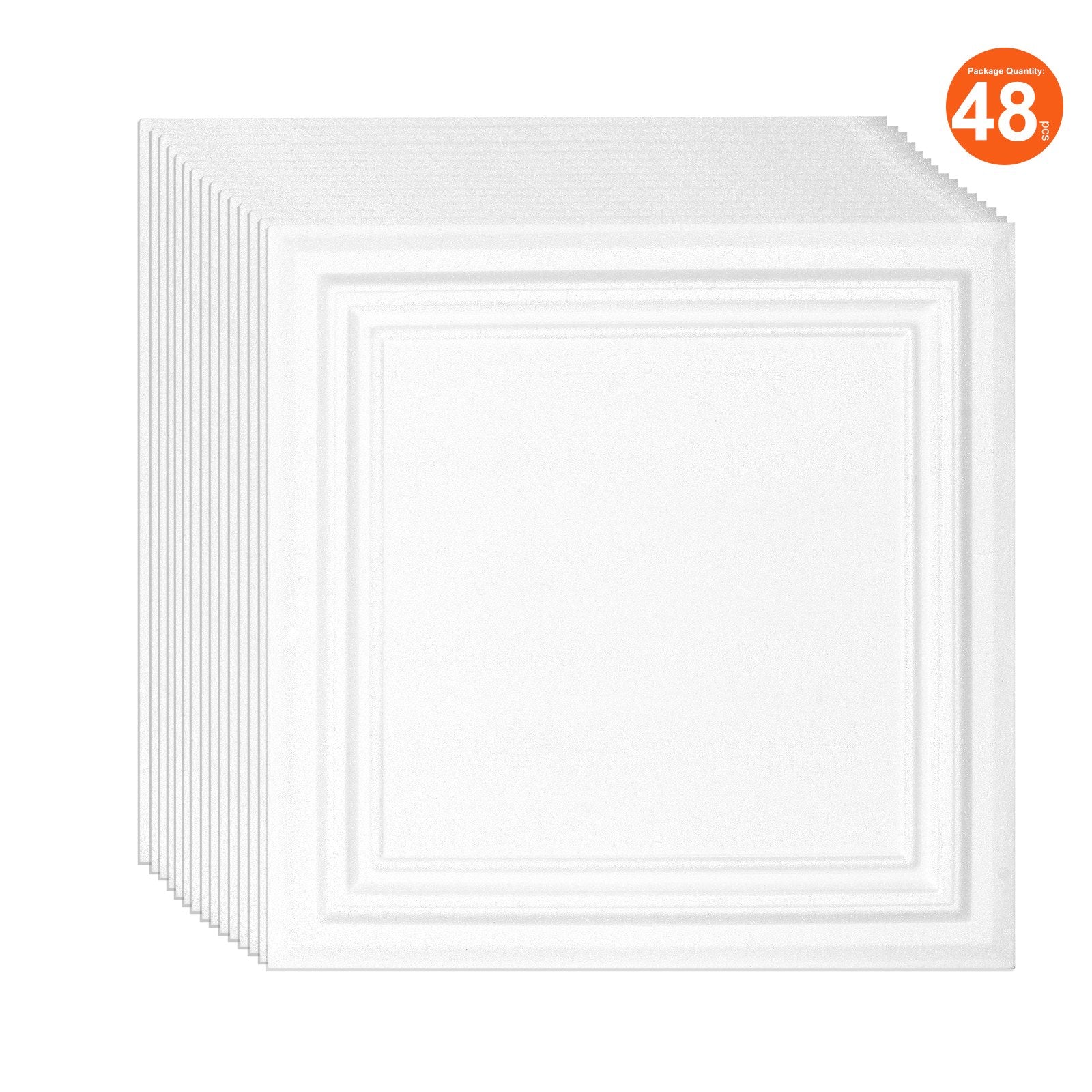 Lubų plytelės VEVOR JQ-02, 48 vnt. pakuotė