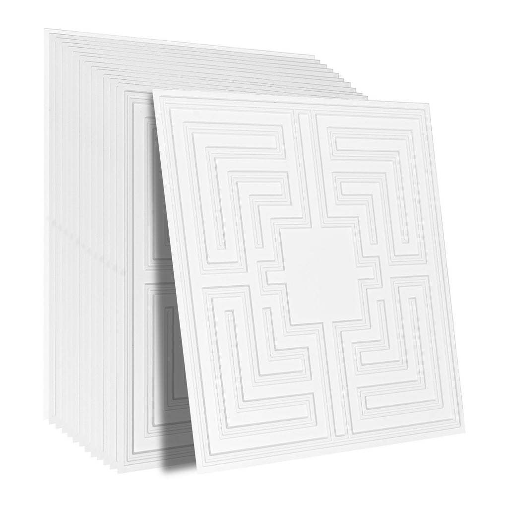 Lubų plytelės VEVOR DH-03, 60,5 x 60,5 cm, 12 vnt.