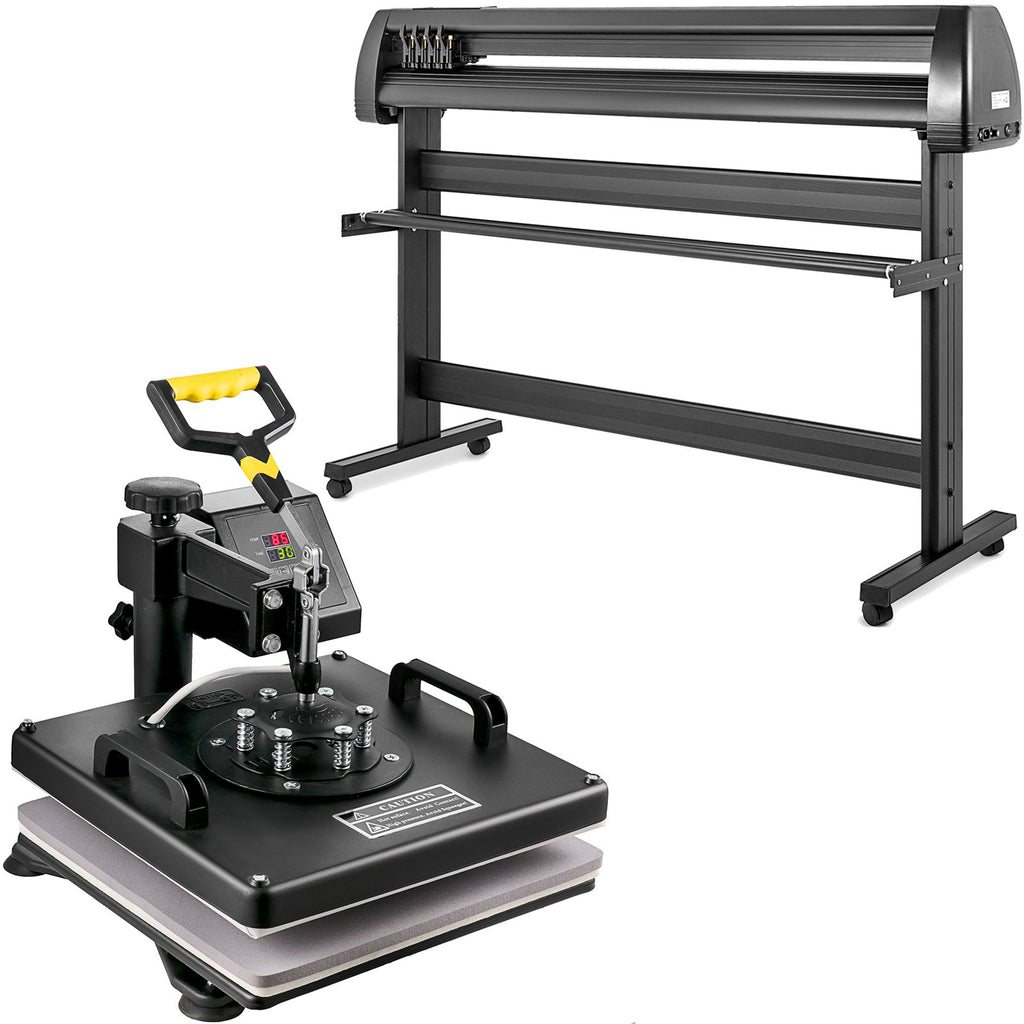 Termopresas ir vinilo pjaustyklė VEVOR 5-in-1, 38x38 cm kaitinimo plokštė