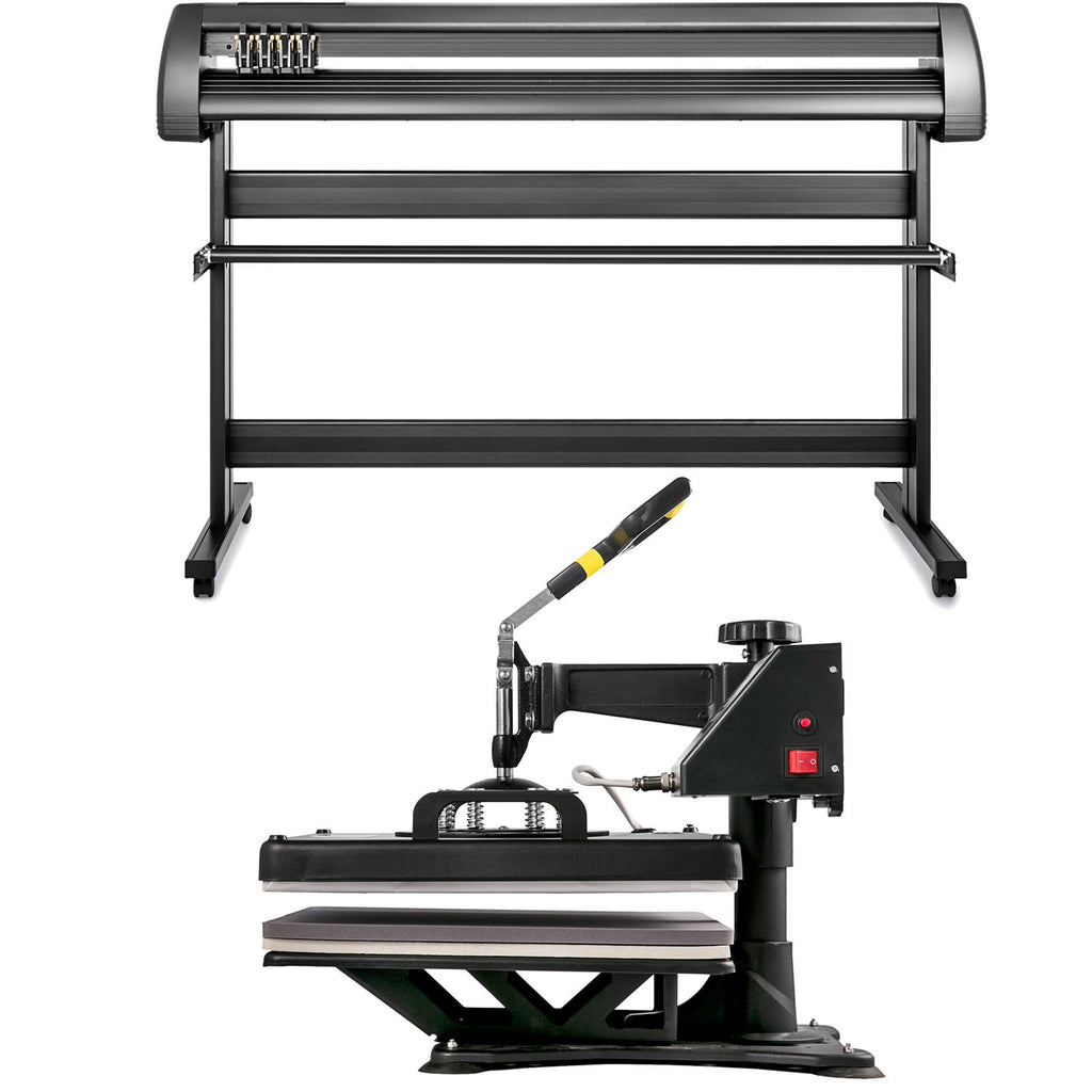 Termopresas ir vinilo pjaustyklė VEVOR 5-in-1, 38x38 cm kaitinimo plokštė