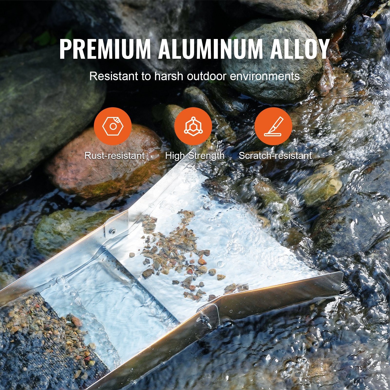 Aukso plovimo rinkinys VEVOR SL-50T, 127 cm