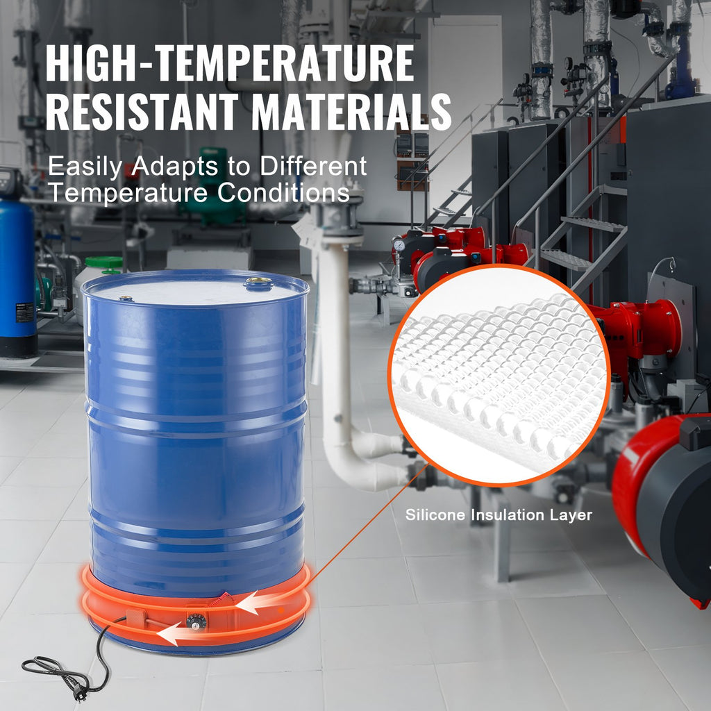 Metalinių statinių šildytuvas VEVOR DHB-55-KT-5, 1200 W