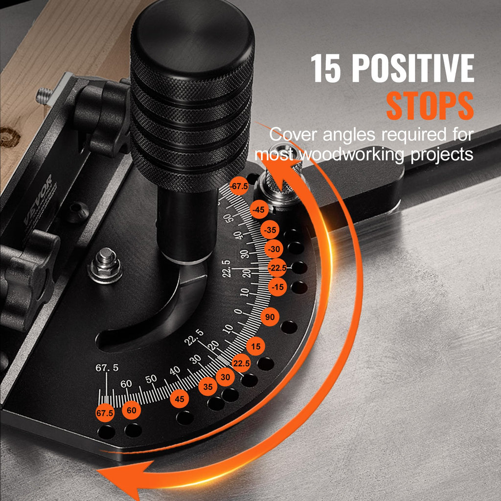 Tikslus kampainis stalinėms pjovimo staklėms VEVOR TN-1122C, 61 cm kreipiančioji