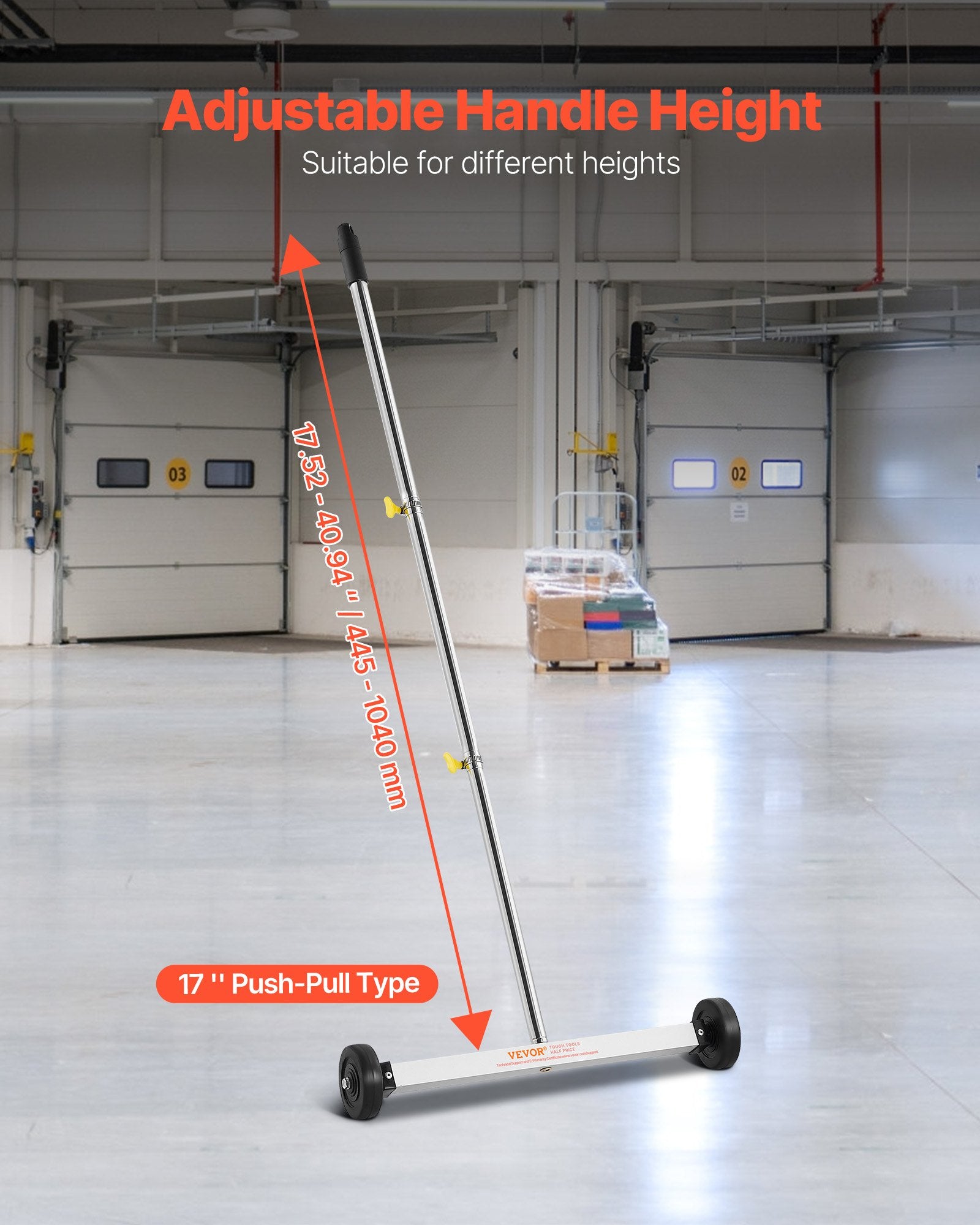 Magnetinė šluota VEVOR QJ8038, 43 cm