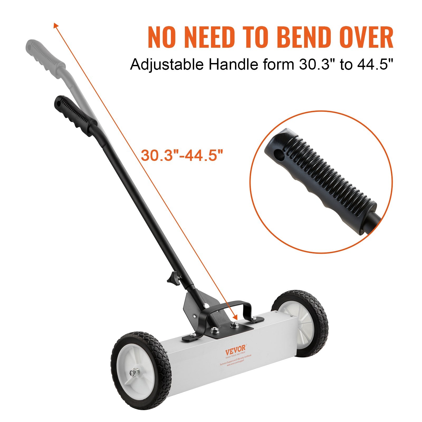 Magnetinė šluota VEVOR QJ8012-18, 20,4 kg keliamoji galia