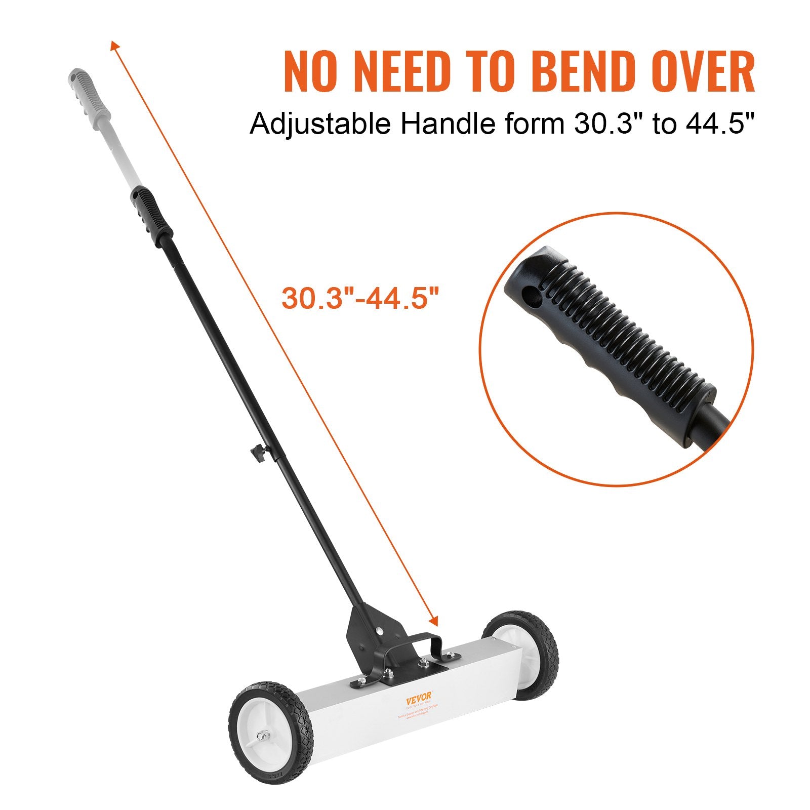 Magnetinė šluota VEVOR QJ8012-24, 74 cm pločio