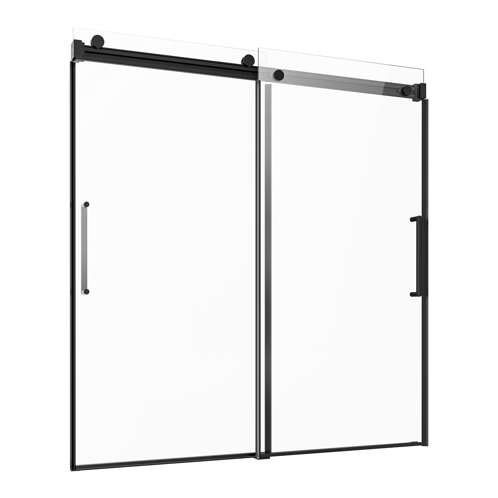 Berėmės stumdomos vonios durys VEVOR CNH-CV-S722, 142-152 cm pločio