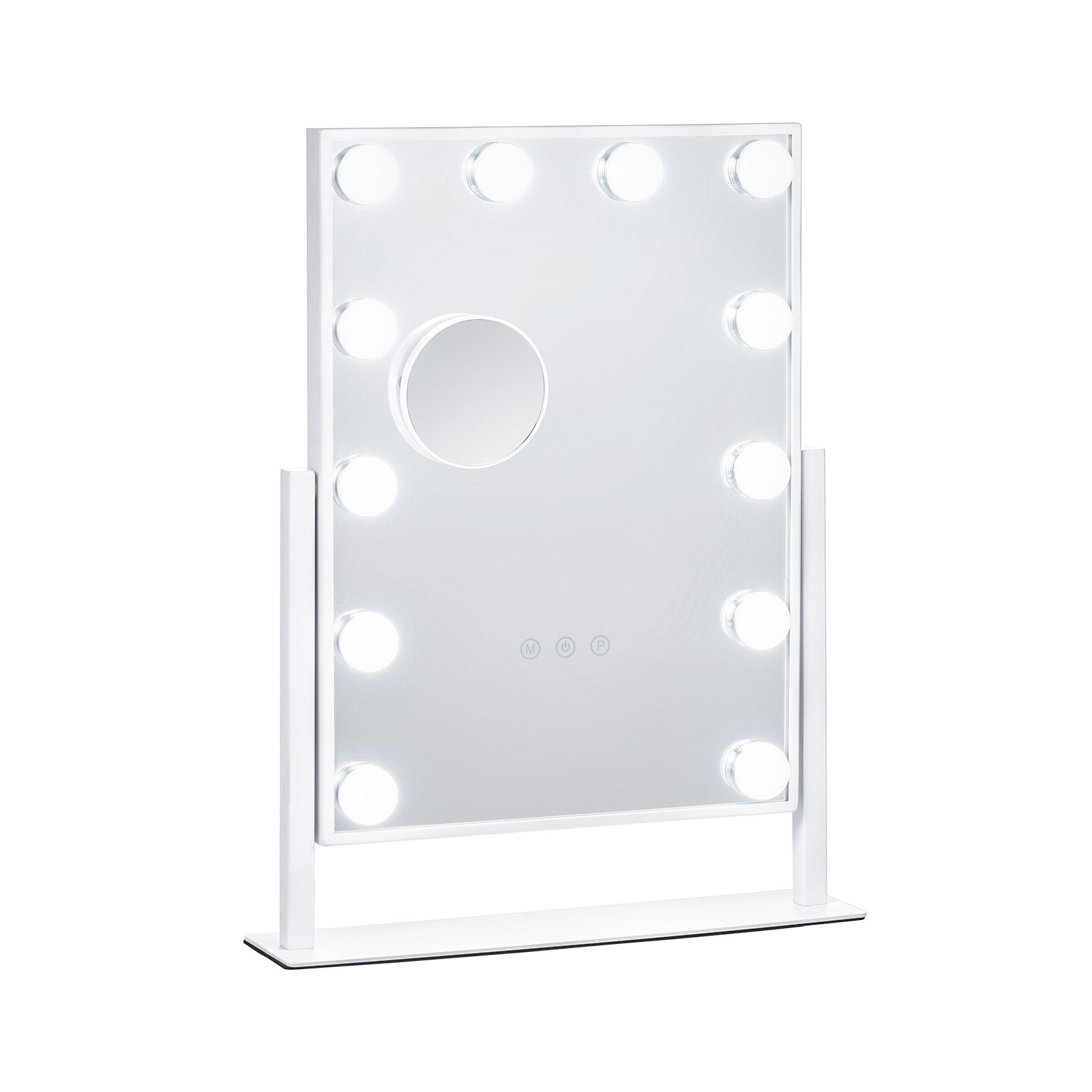 Kosmetinis veidrodis VEVOR CQ3041, 12 LED lempučių