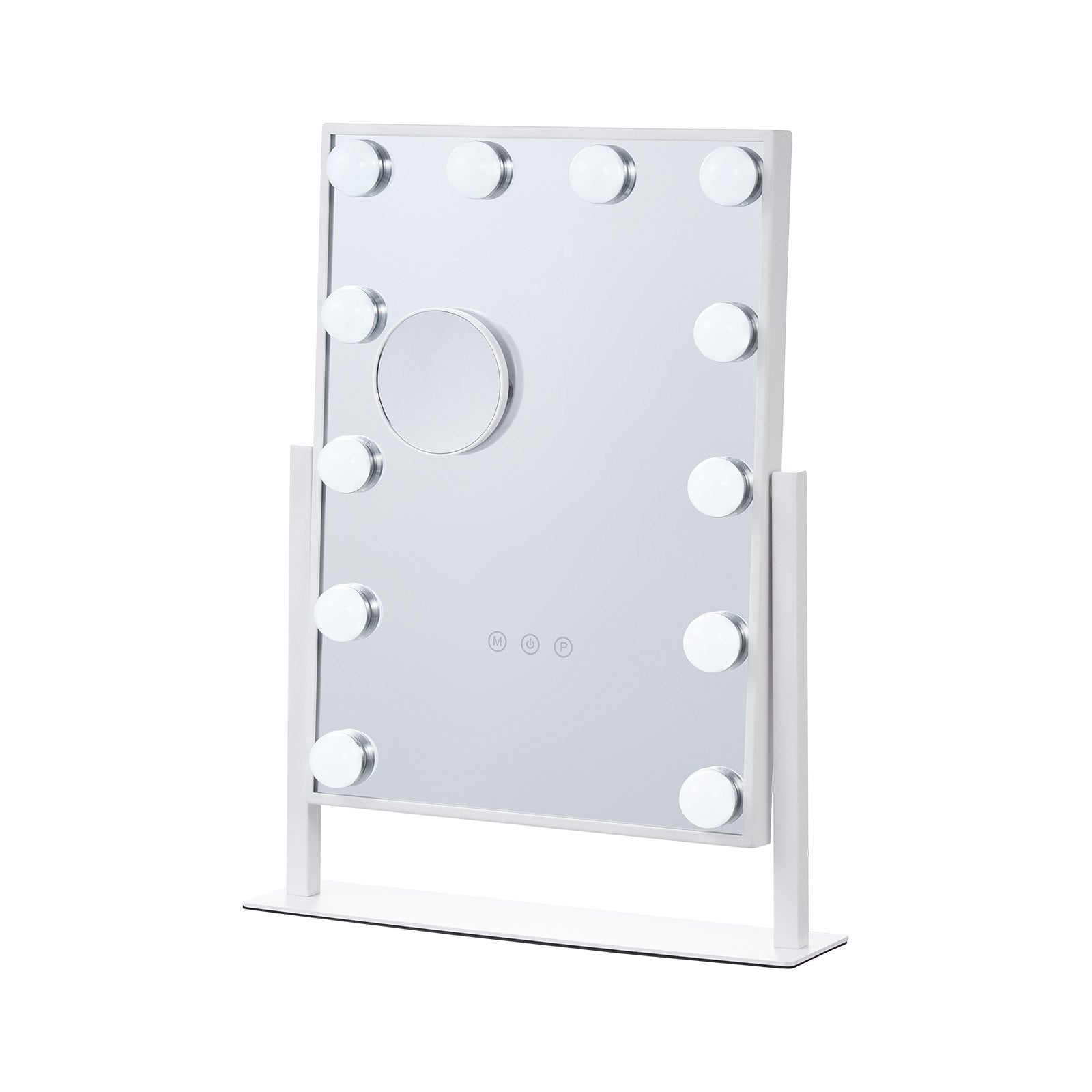 Kosmetinis veidrodis VEVOR CQ3041, 12 LED lempučių