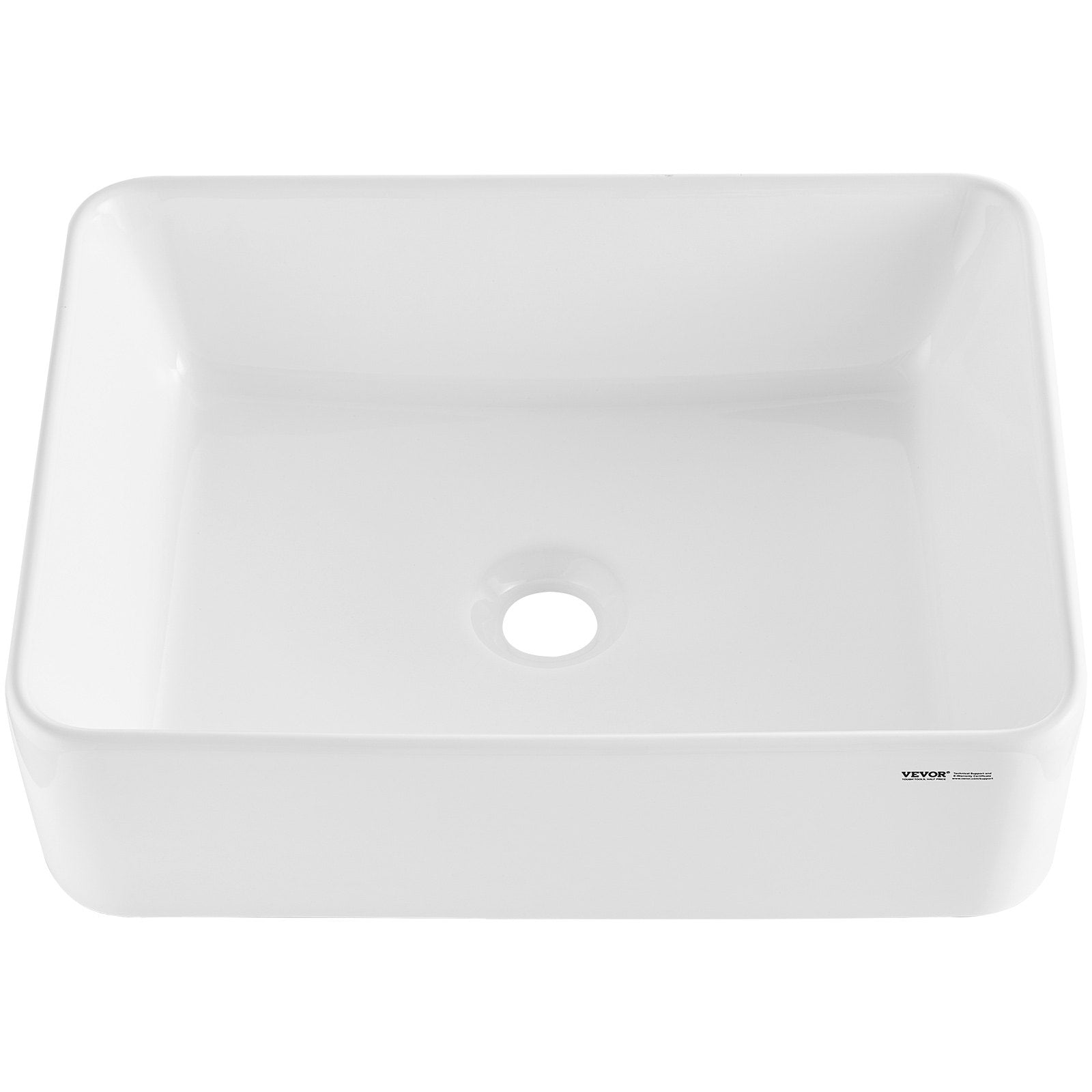 Uždedamas praustuvas VEVOR RS1237, 48 x 37 cm