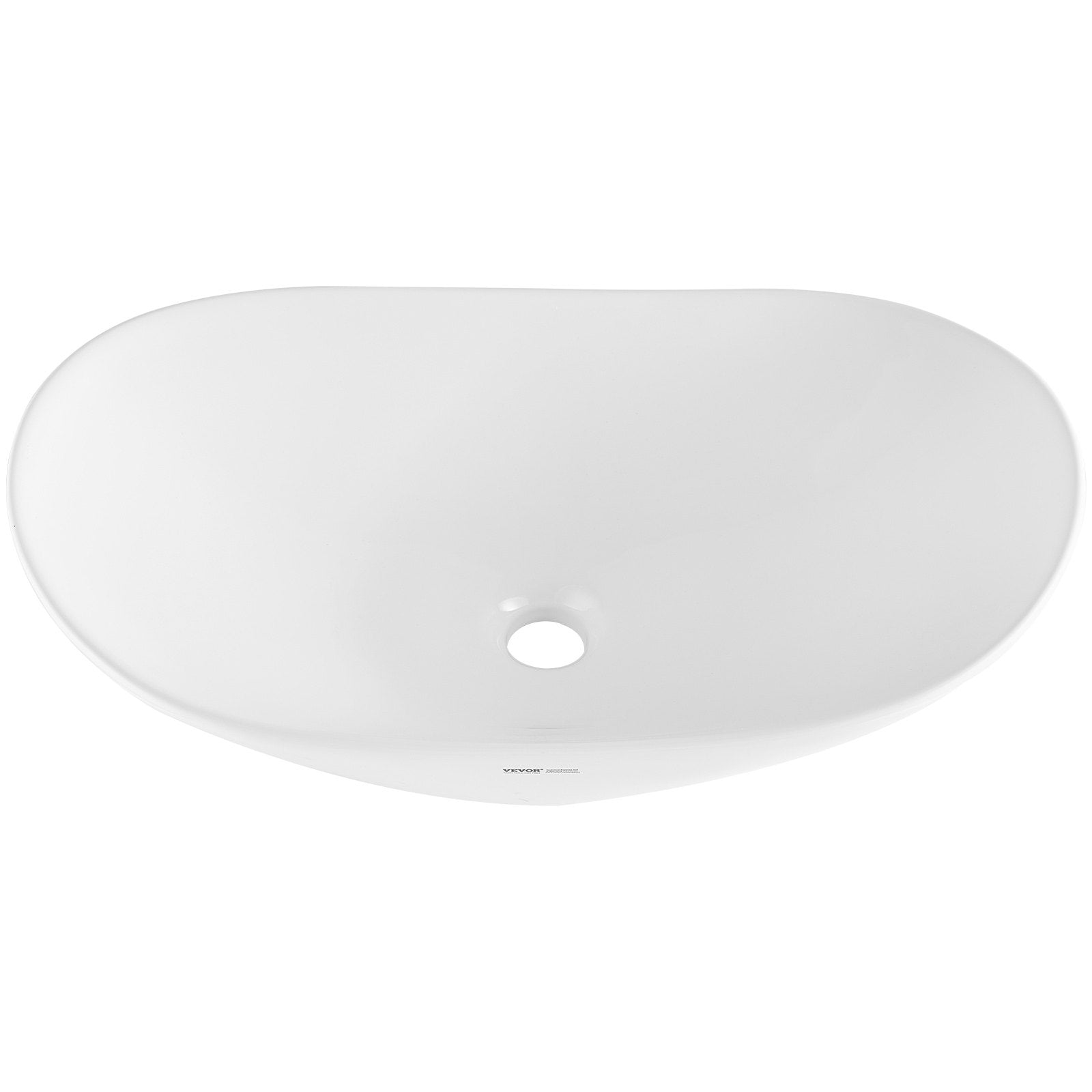 Ovalus keraminis praustuvas VEVOR RS1196, 59 cm